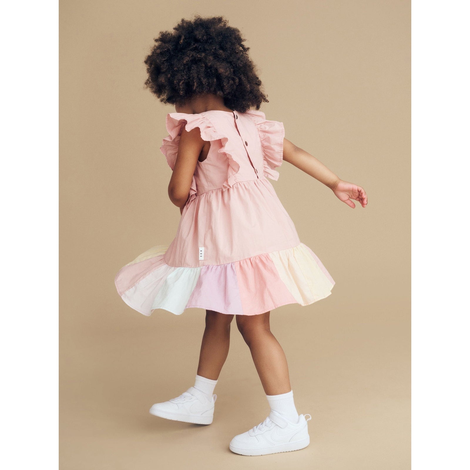 Riley Rainbow Hem Dress