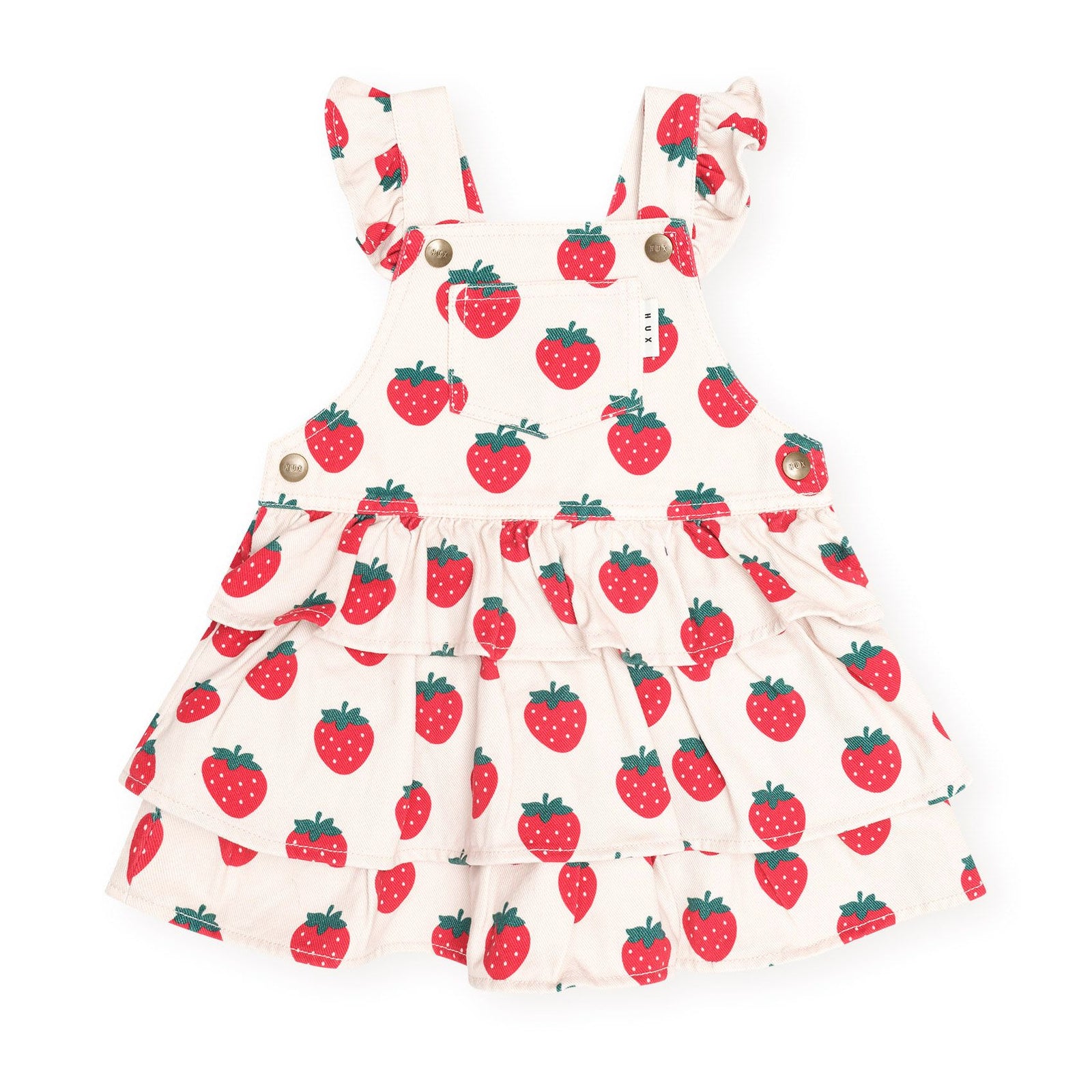 Strawberry Tiered Pinafore