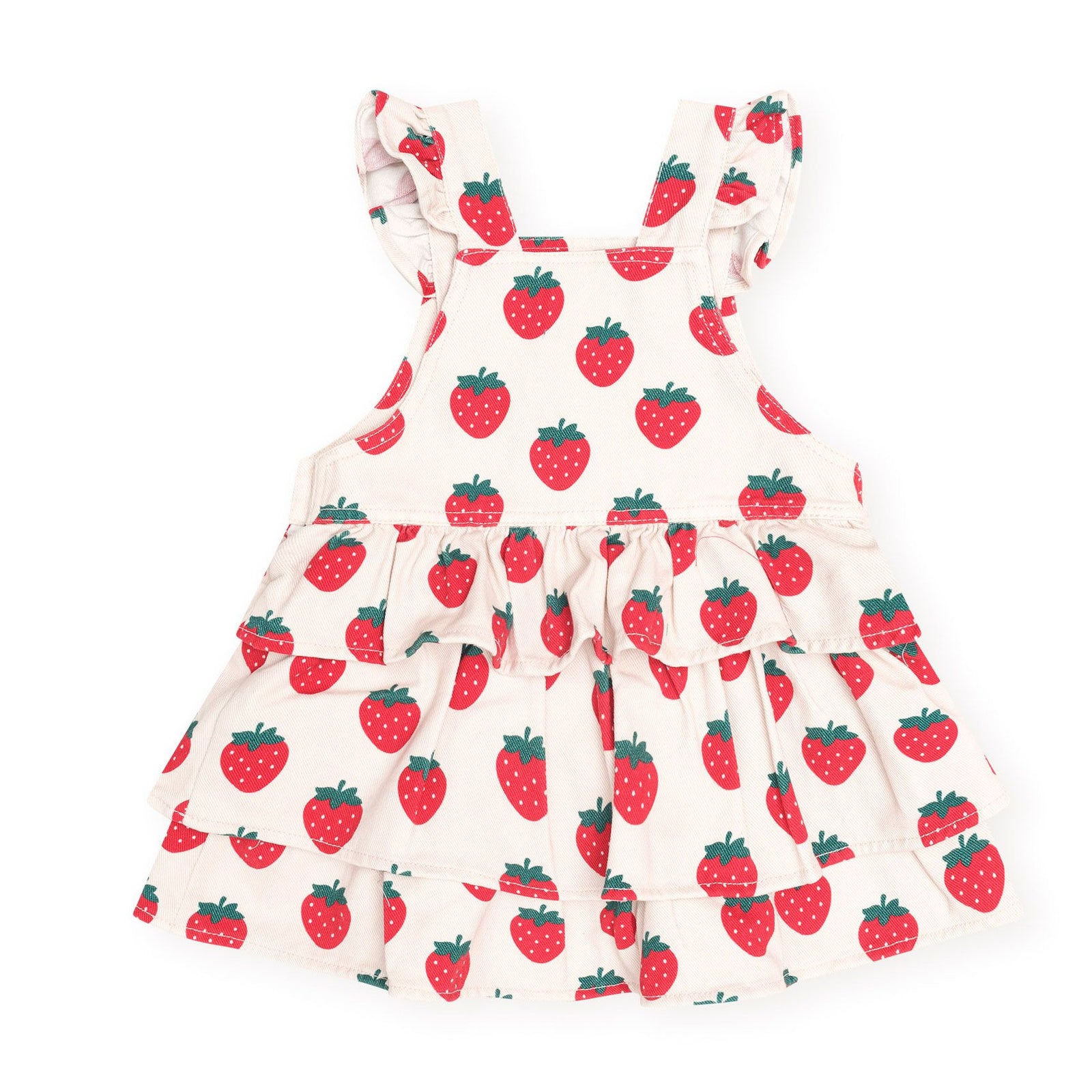 Strawberry Tiered Pinafore