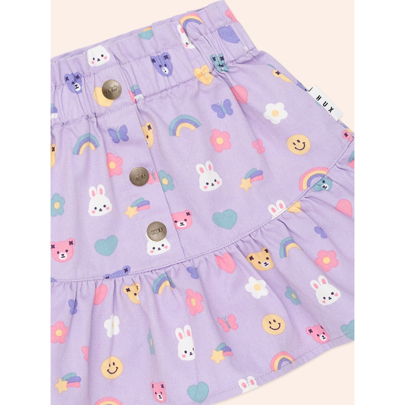 Hux Emoji Frill Skirt