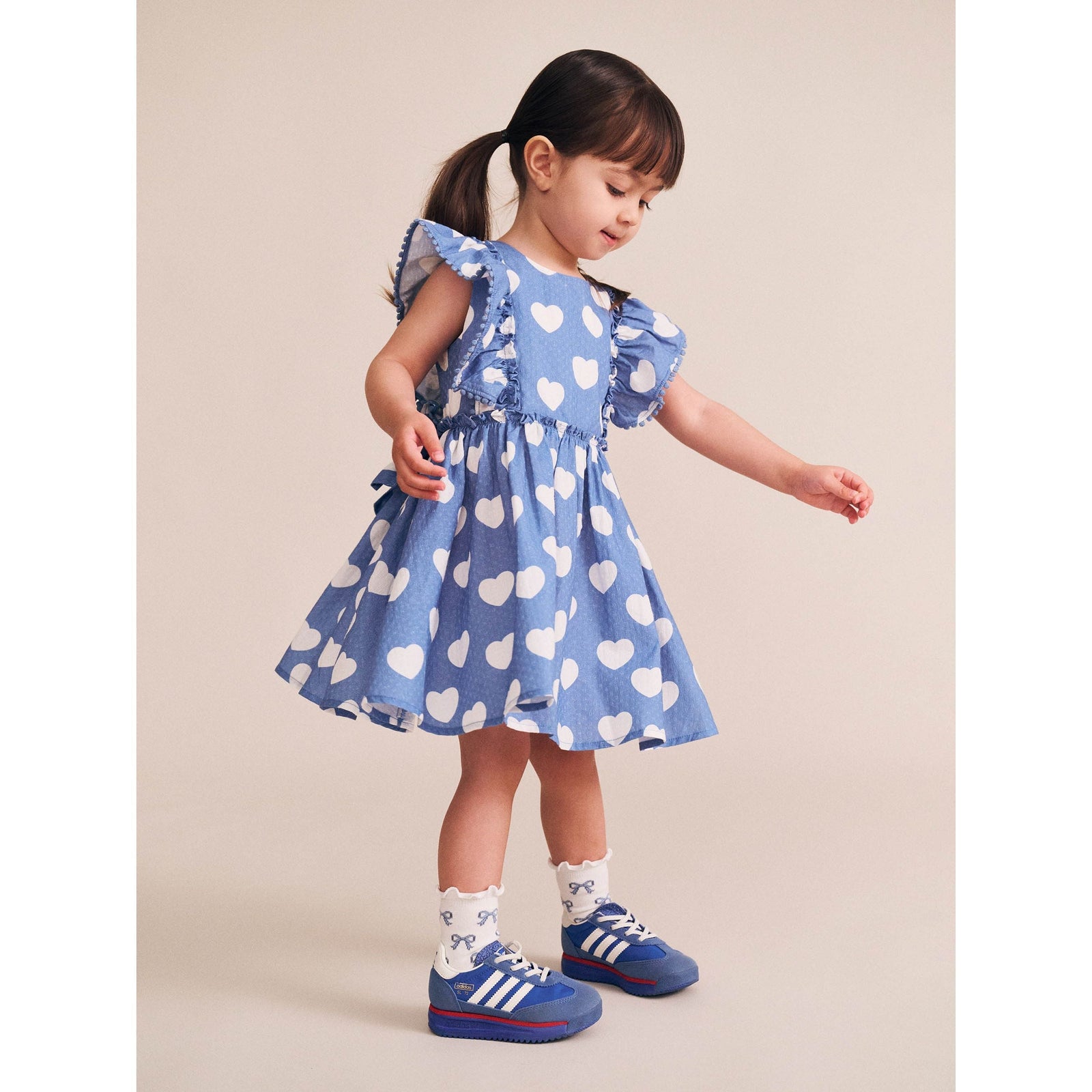 Frill Heart Bow Dress