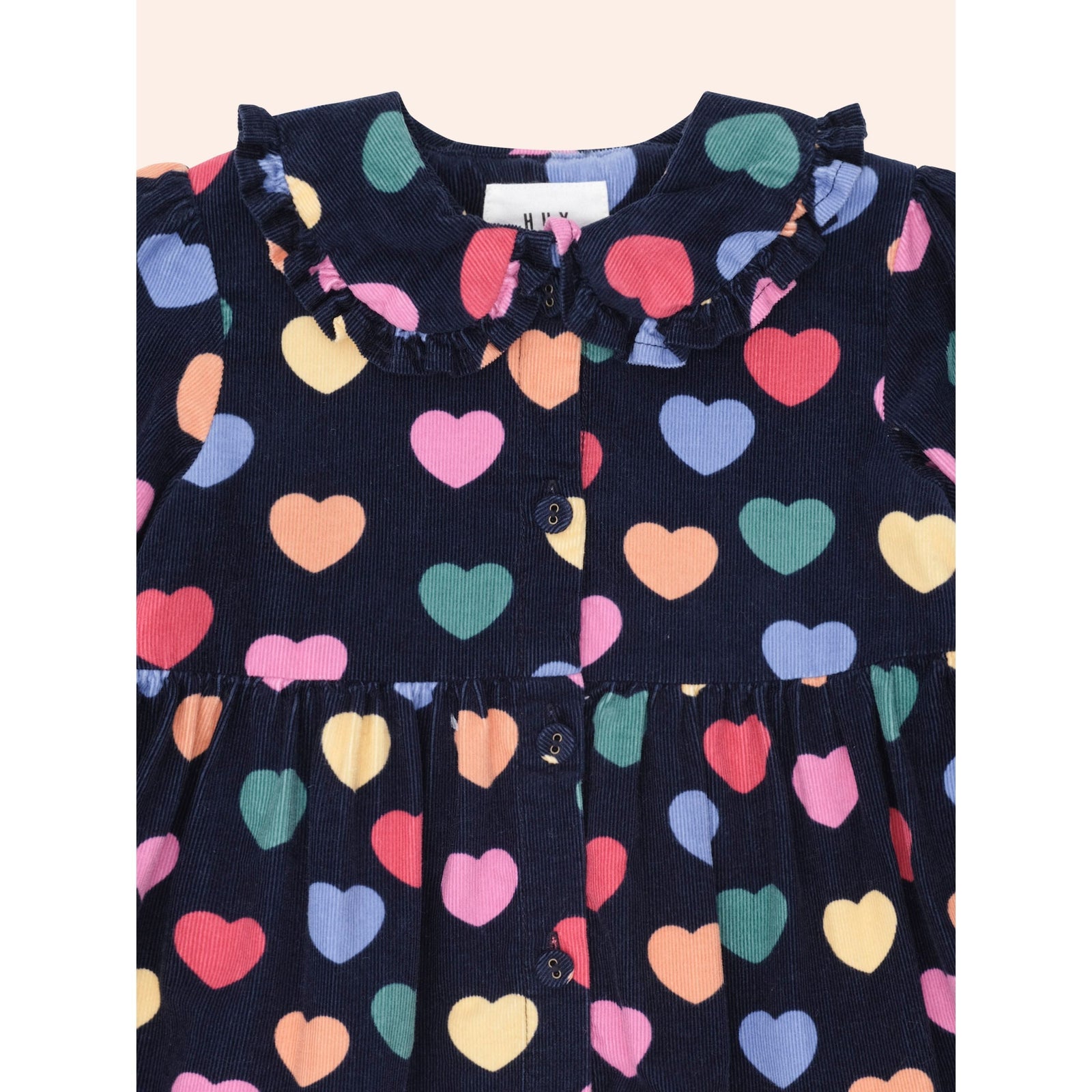 Multi Hearts Cord Dress