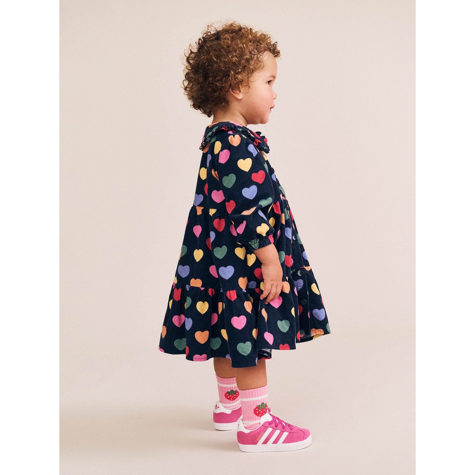 Multi Hearts Cord Dress