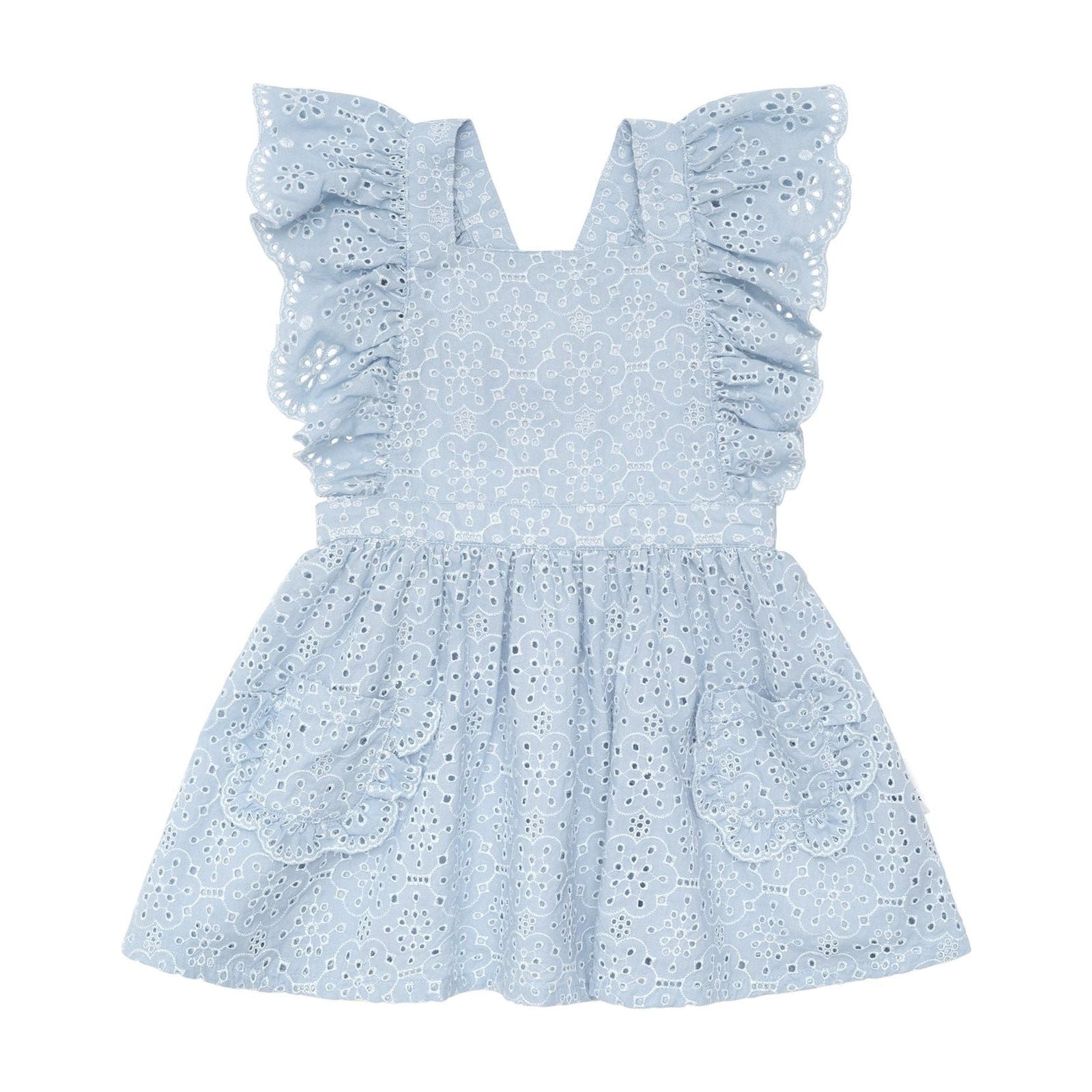 Broderie Ruffle Dress
