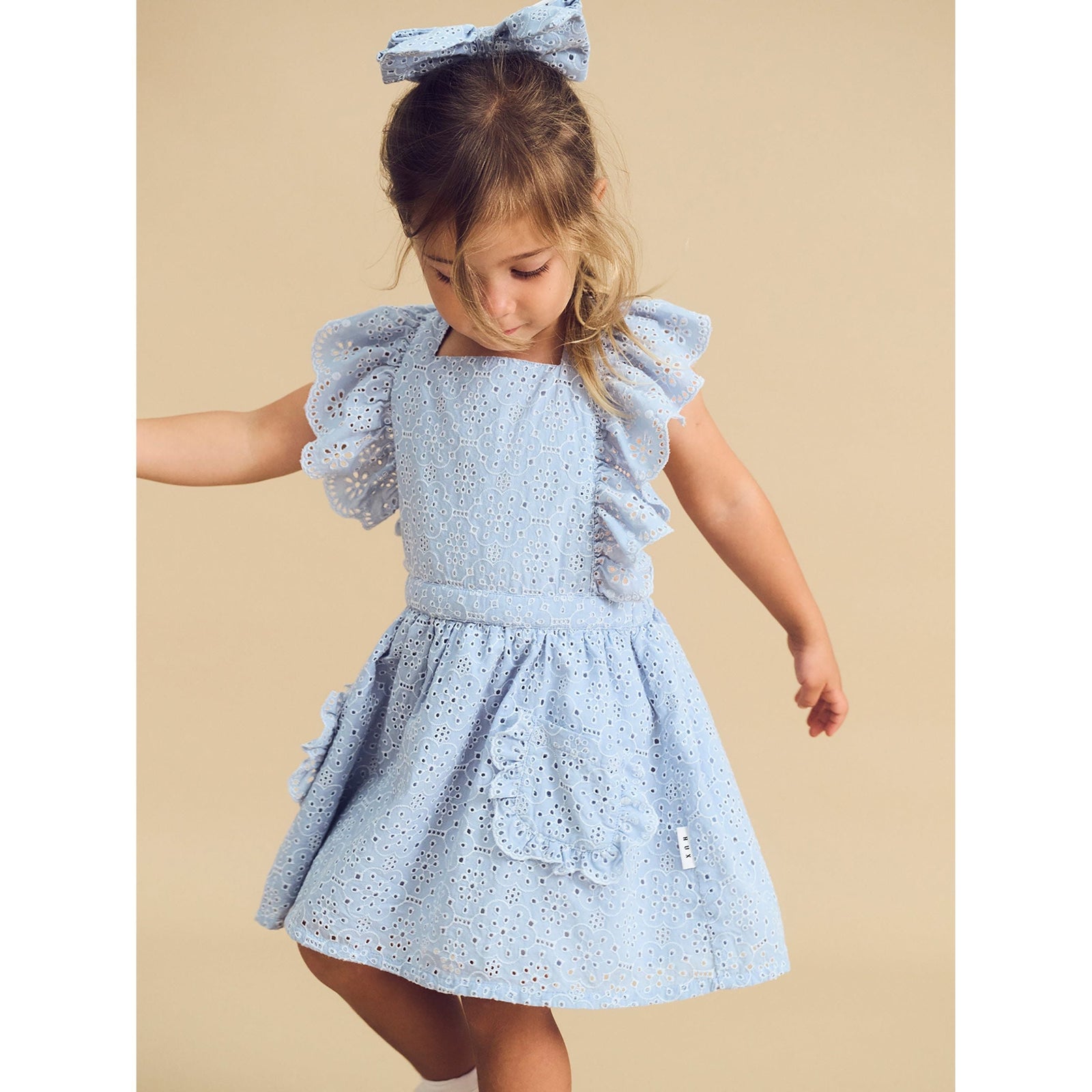 Broderie Ruffle Dress