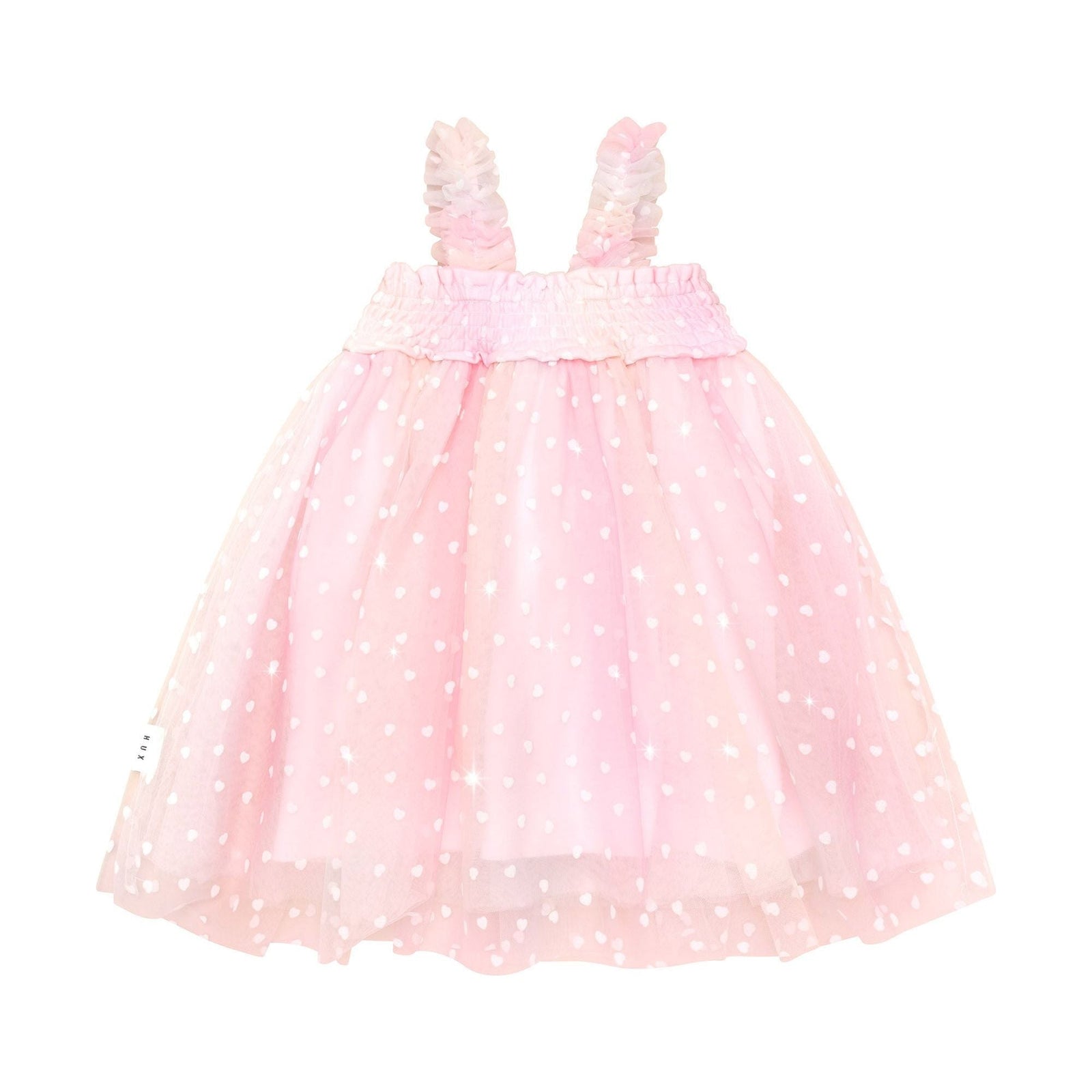 Sweetheart Shirred Tulle Dress