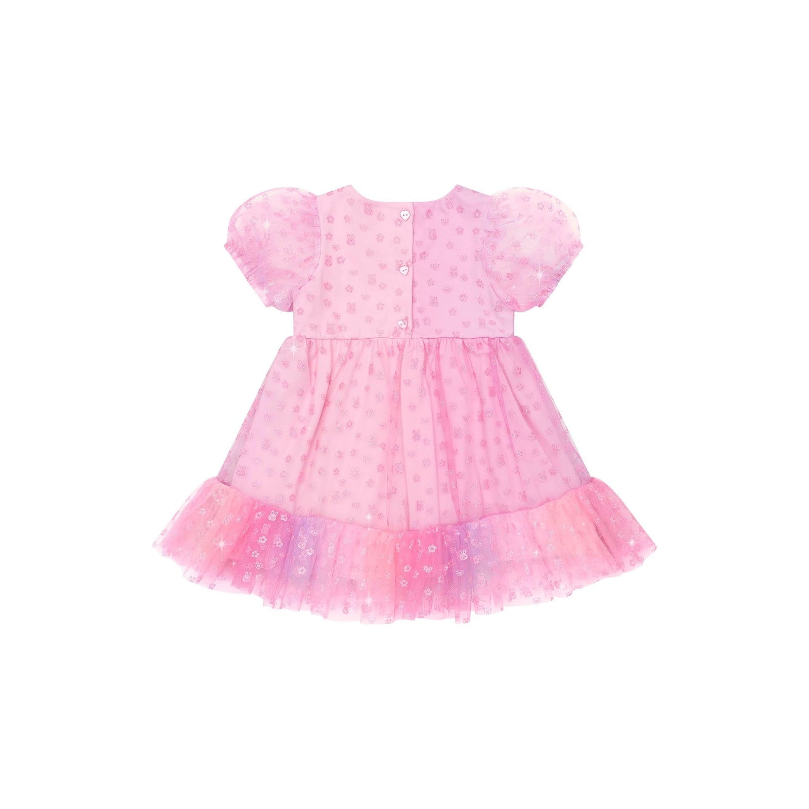 Bunny Gem Puff Sleeve Party Dress