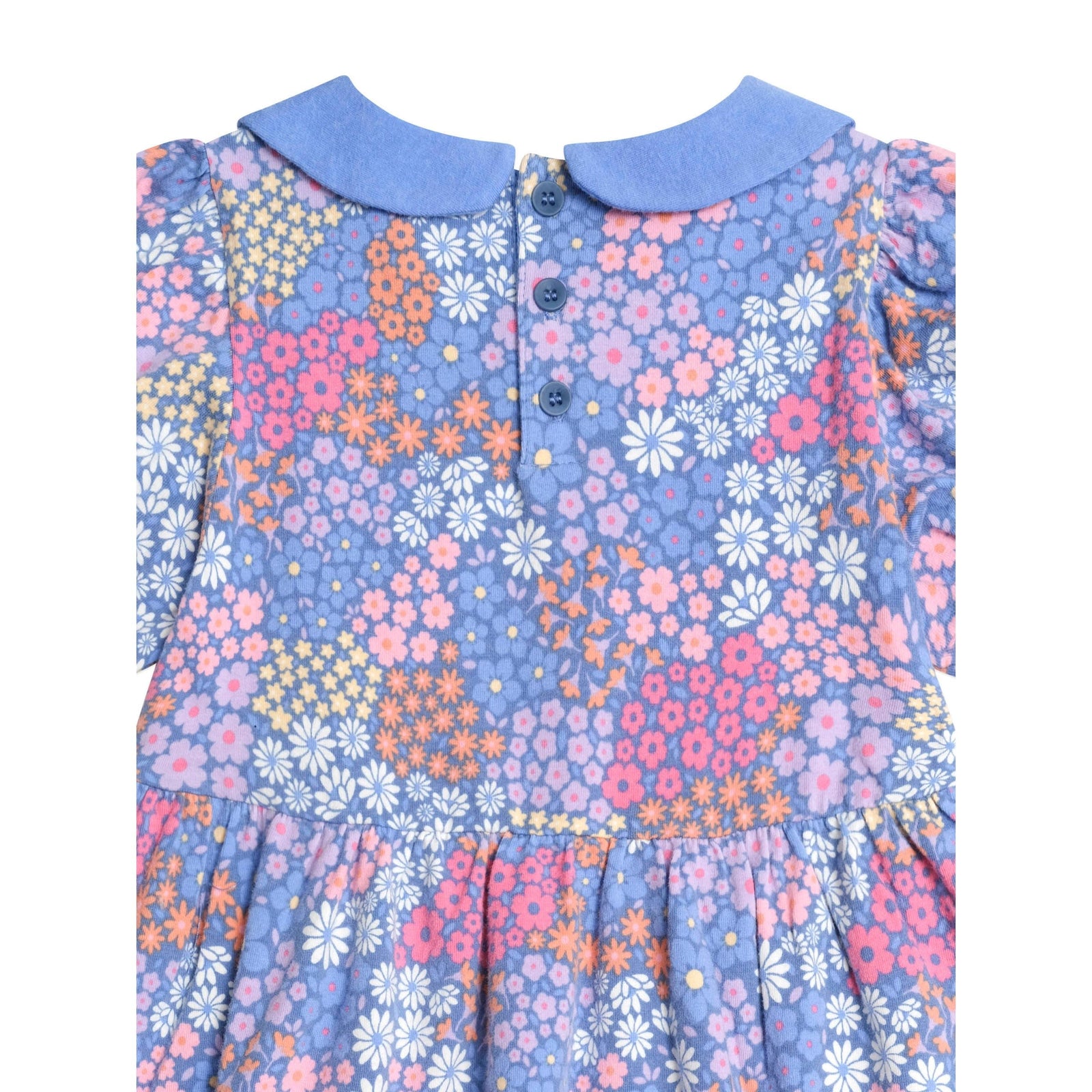 Floral Bloom Puff Sleeve Dress