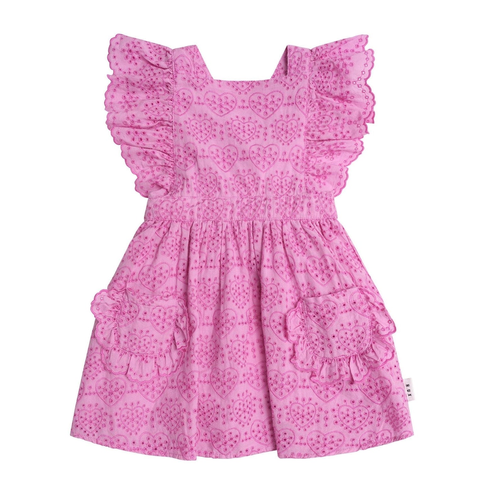 Frilly Broderie Pinafore Dress