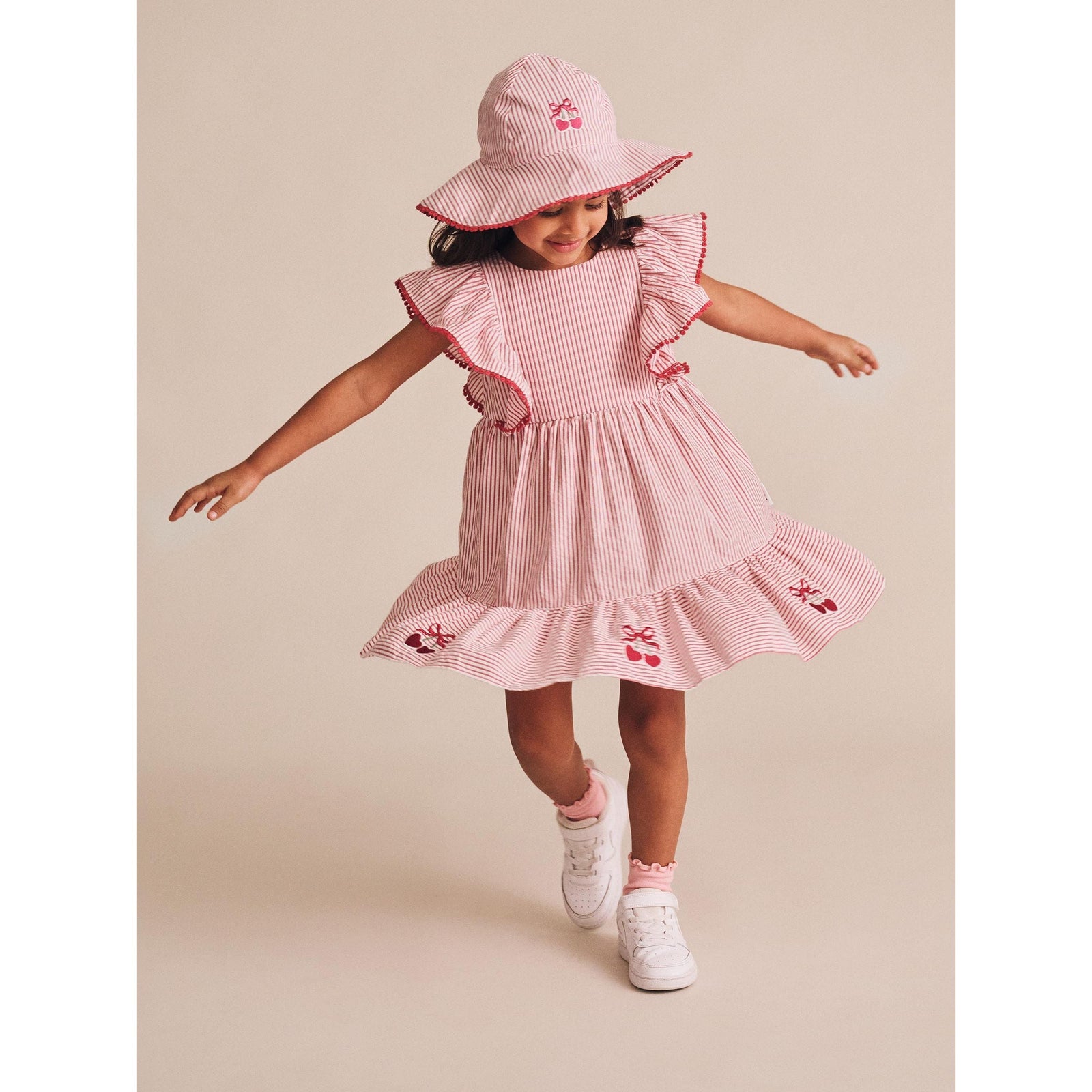 Cherry Pie Stripe Dress