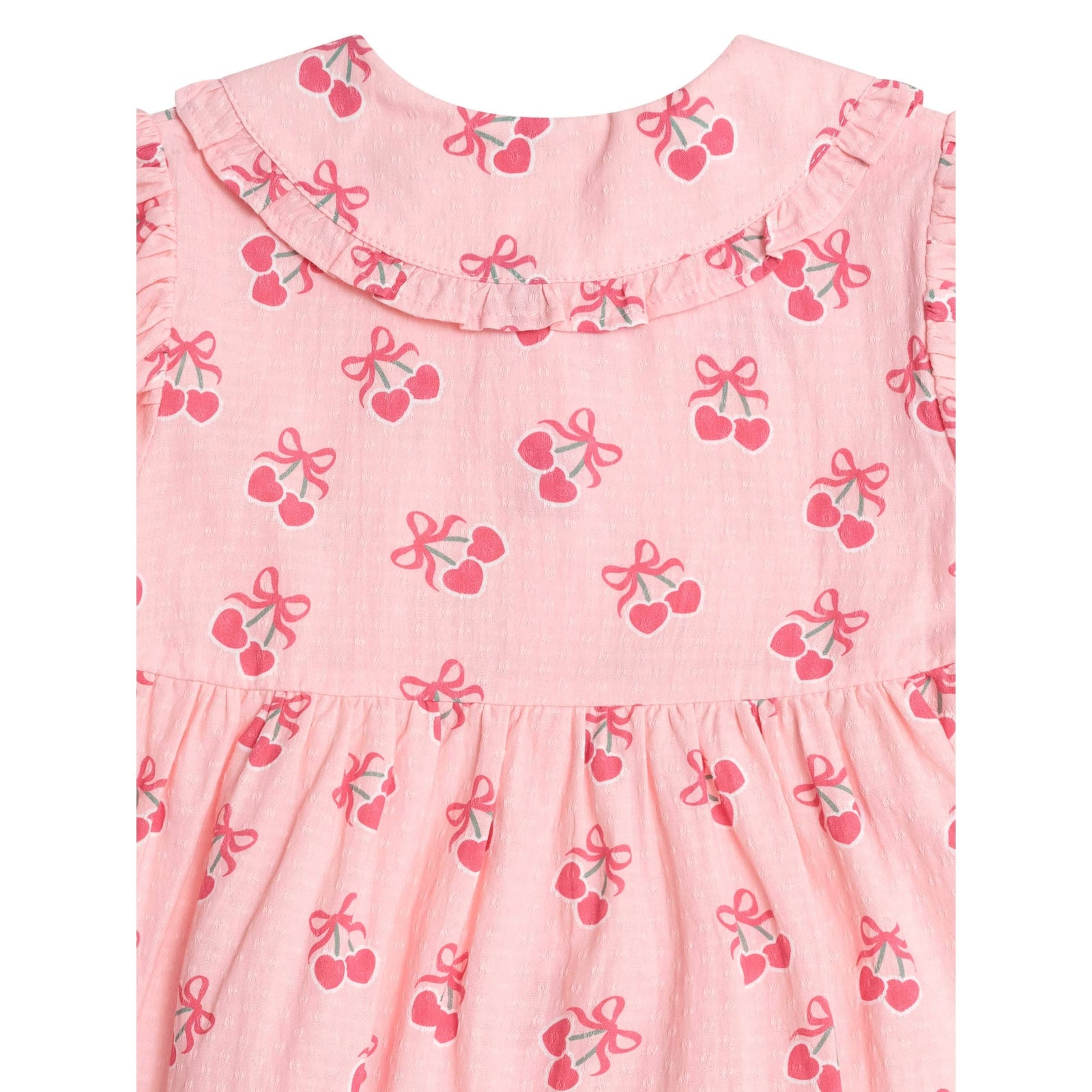 Cherry Pie Tiered Smock Dress