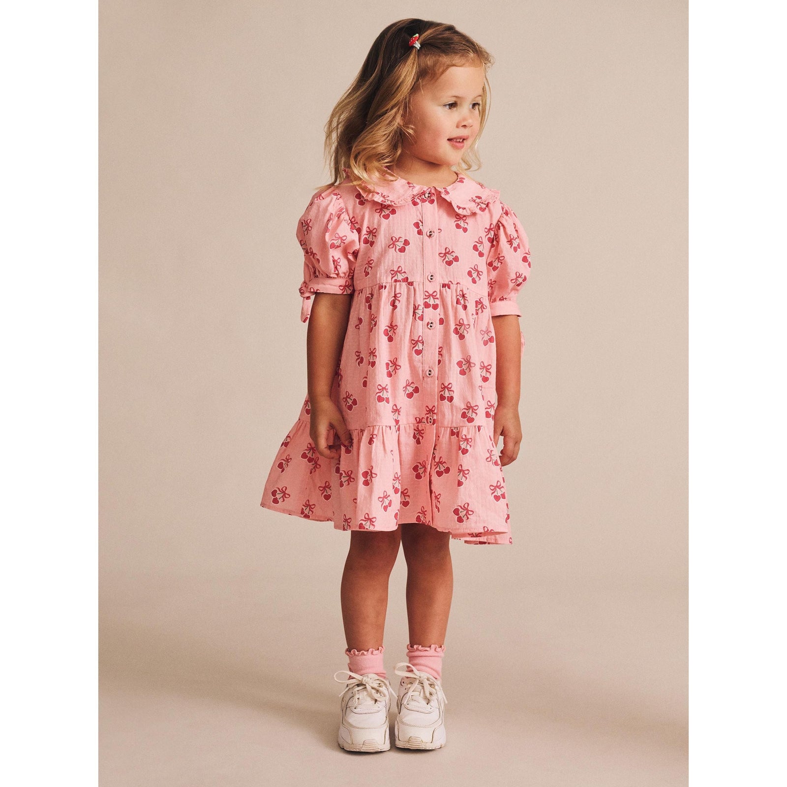 Cherry Pie Tiered Smock Dress