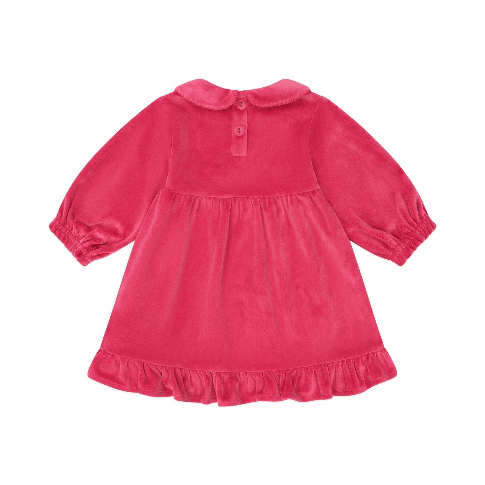 Very Cherry Velour Collar Dress