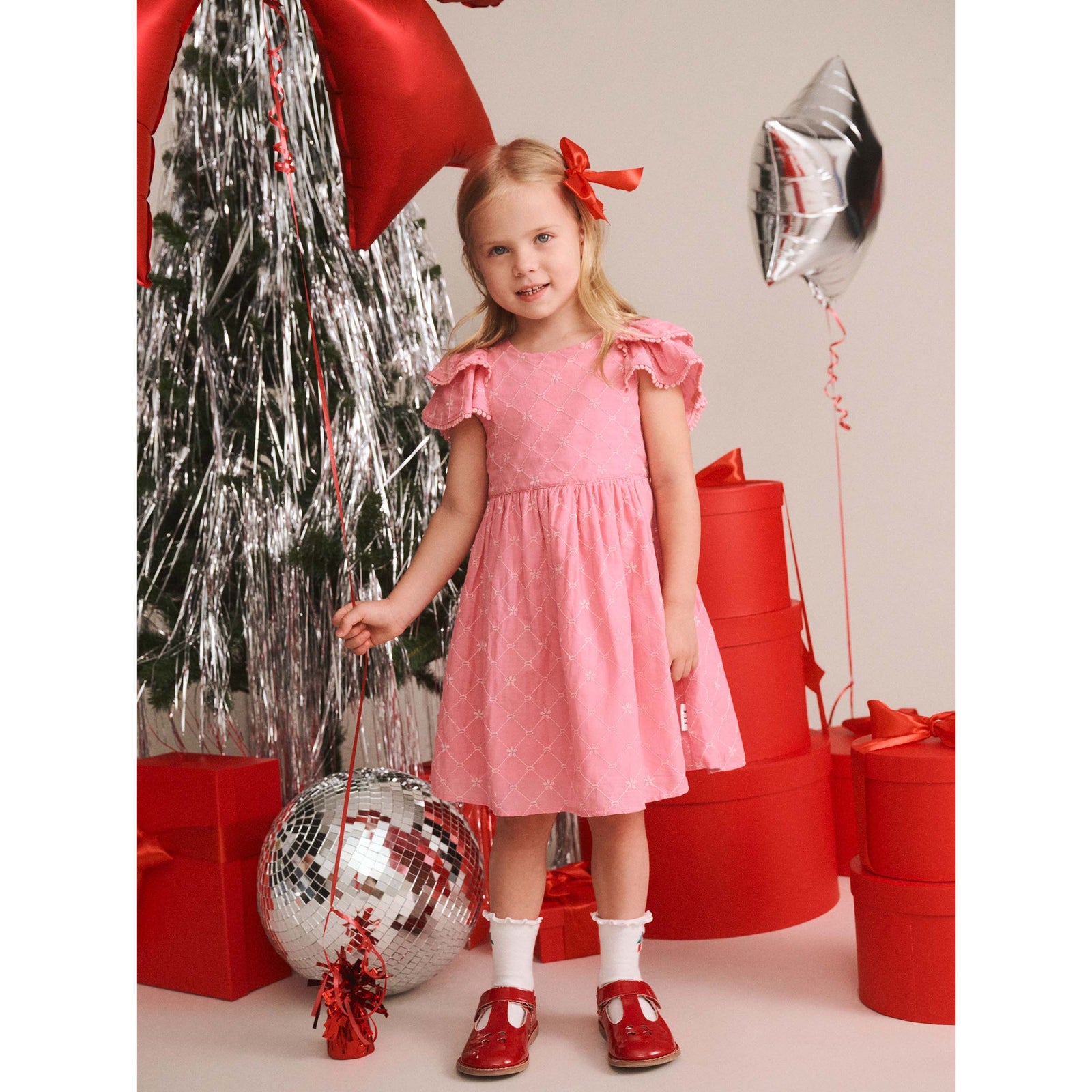 Floral Broderie Dress