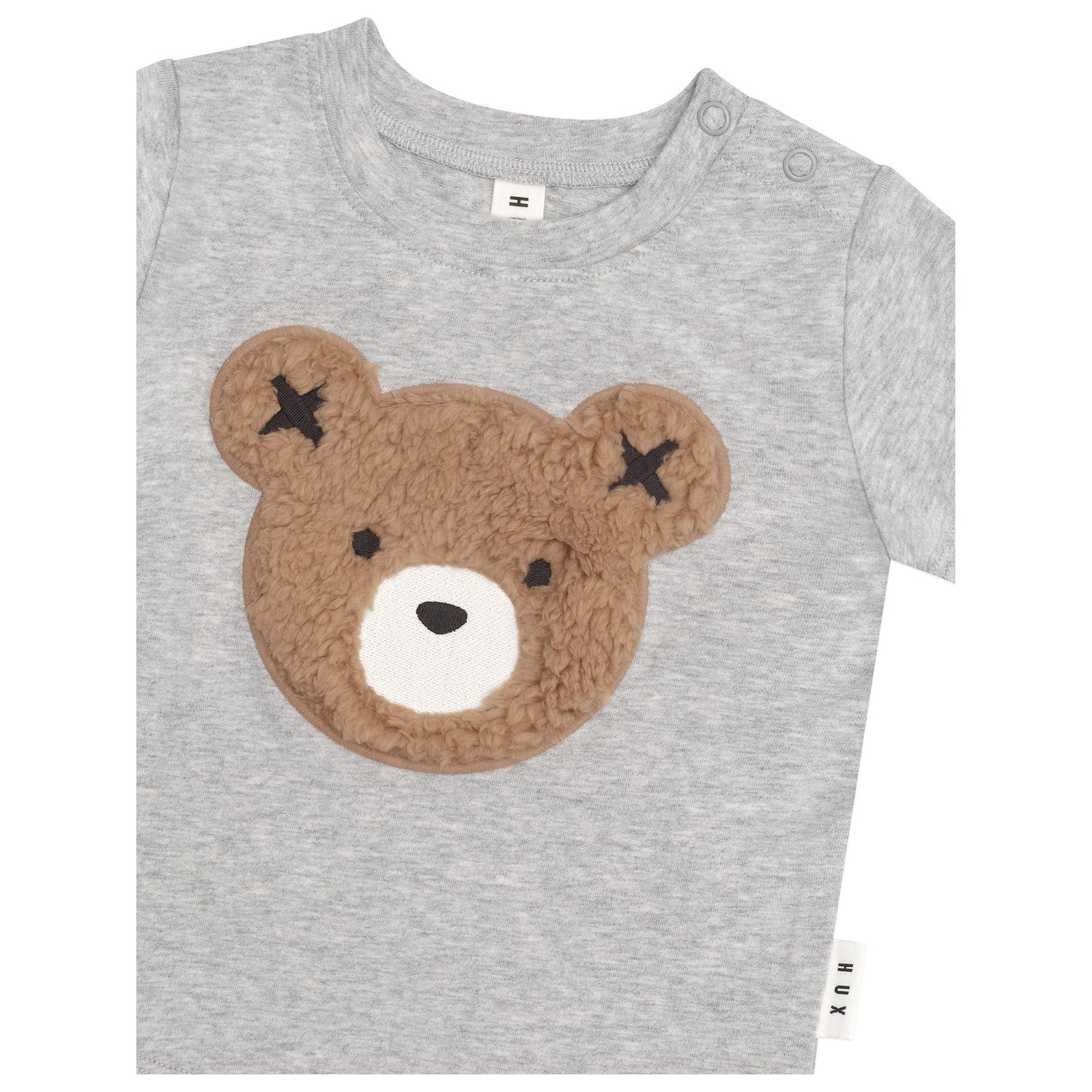Furry Hux T-Shirt Grey Marle