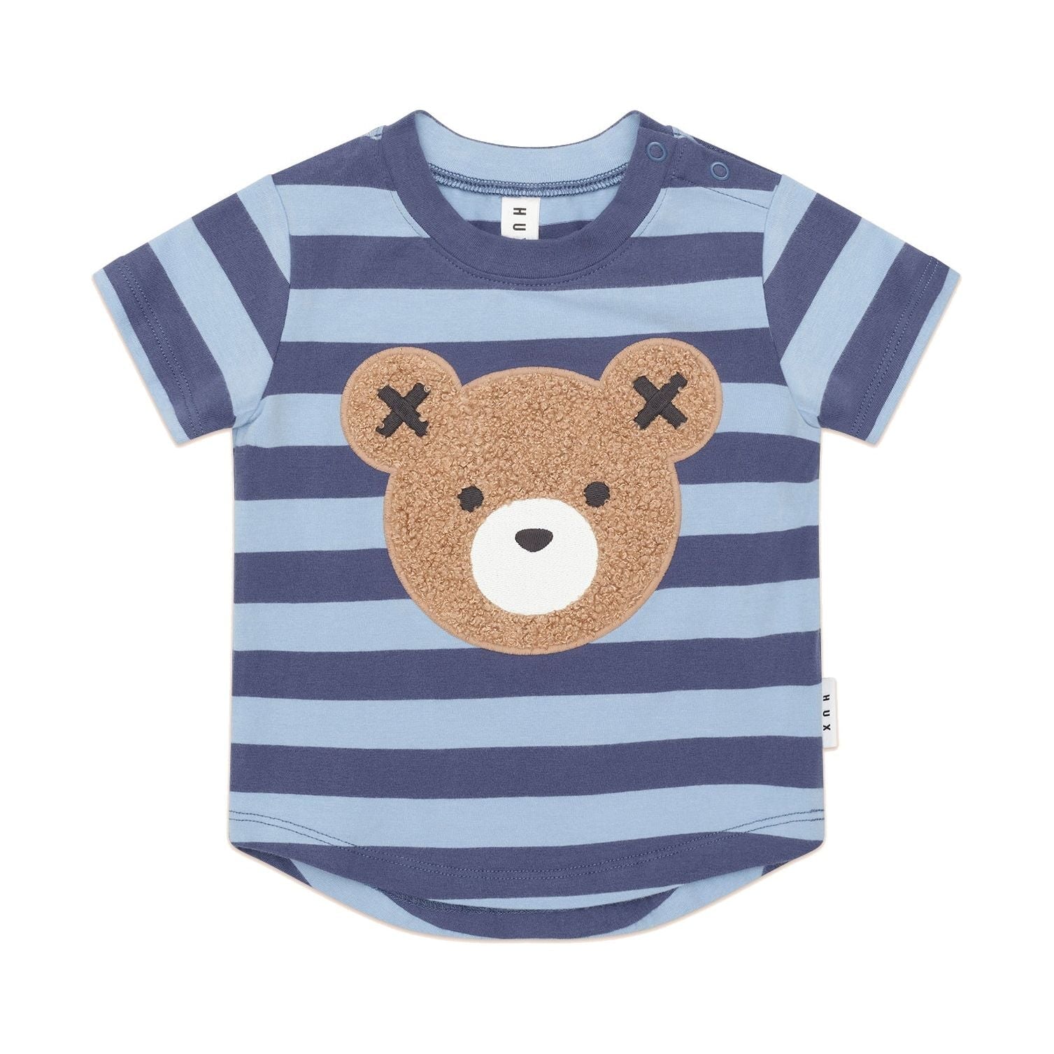 Furry Hux Blue Stripe Bear T-Shirt