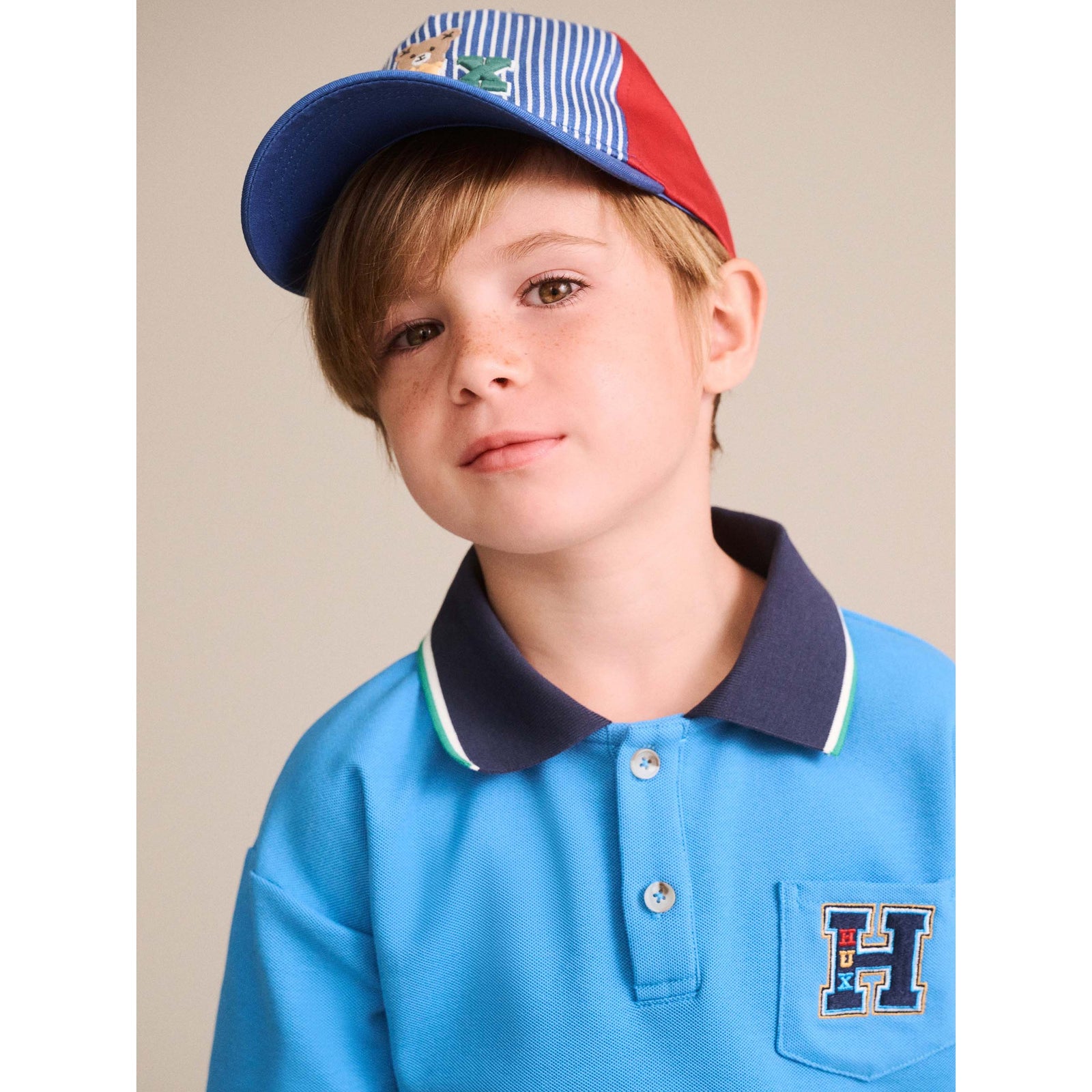 Collegiate Pique Polo - Nautical