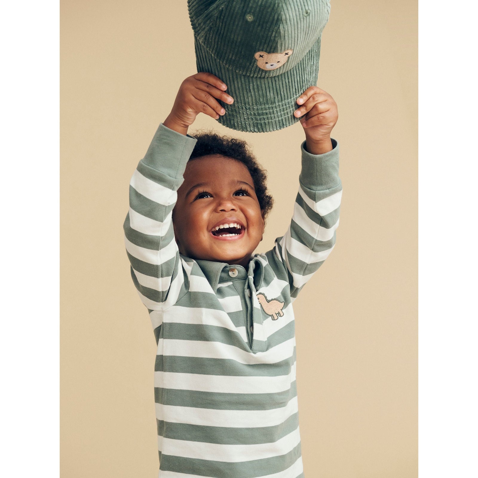 Dino Stripe Polo