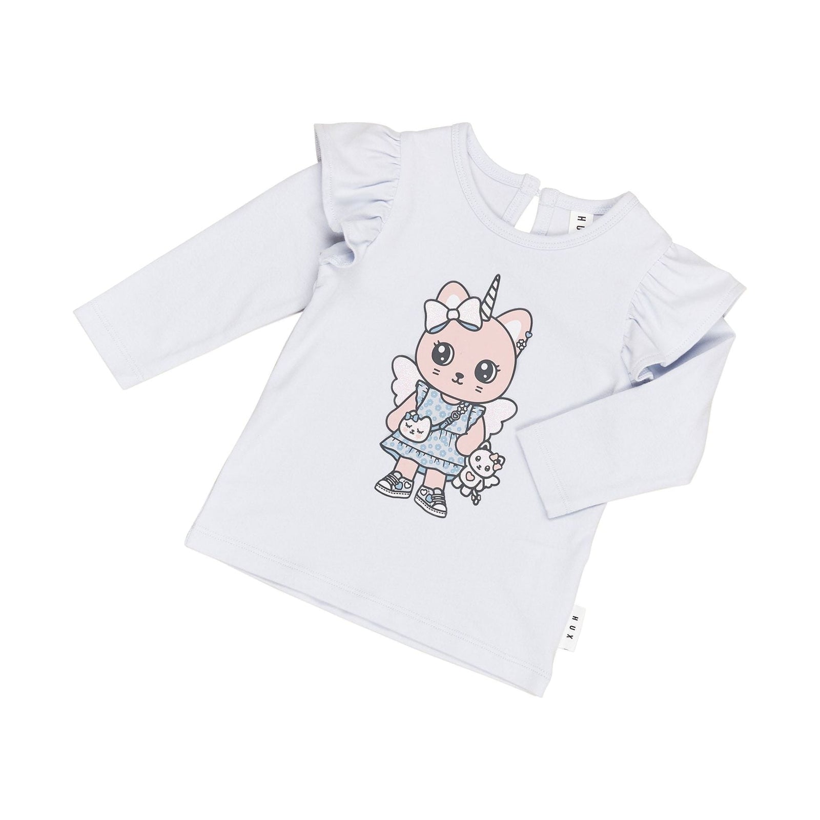 Glitter Caticorn Frill Top Frozen