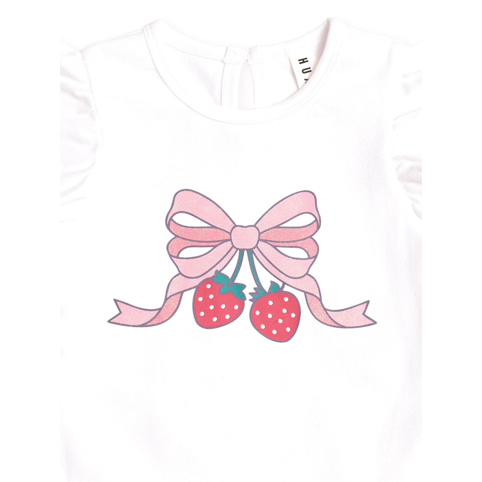 Strawberry Bow Frill Tee