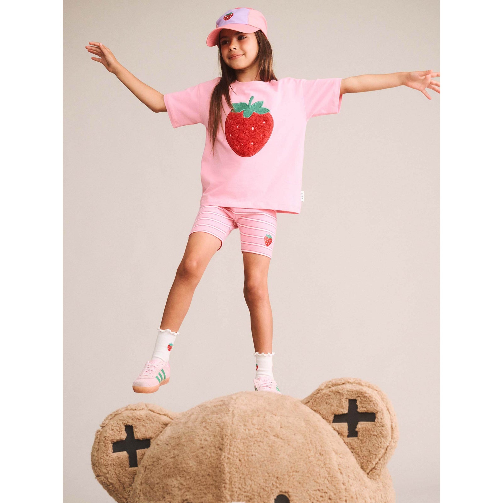 Furry Strawberry Slouchy Tee