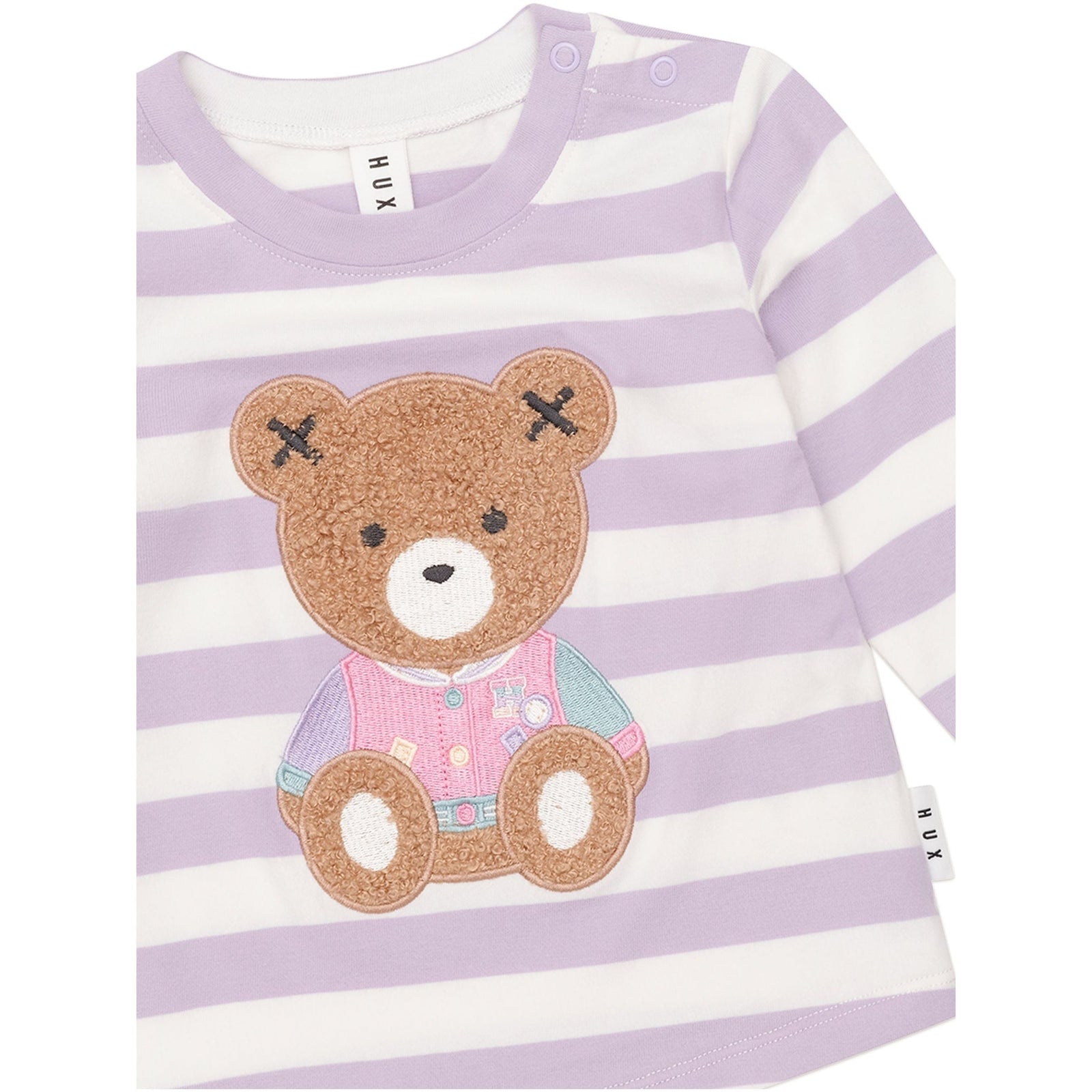 College Hux Orchid Stripe Top