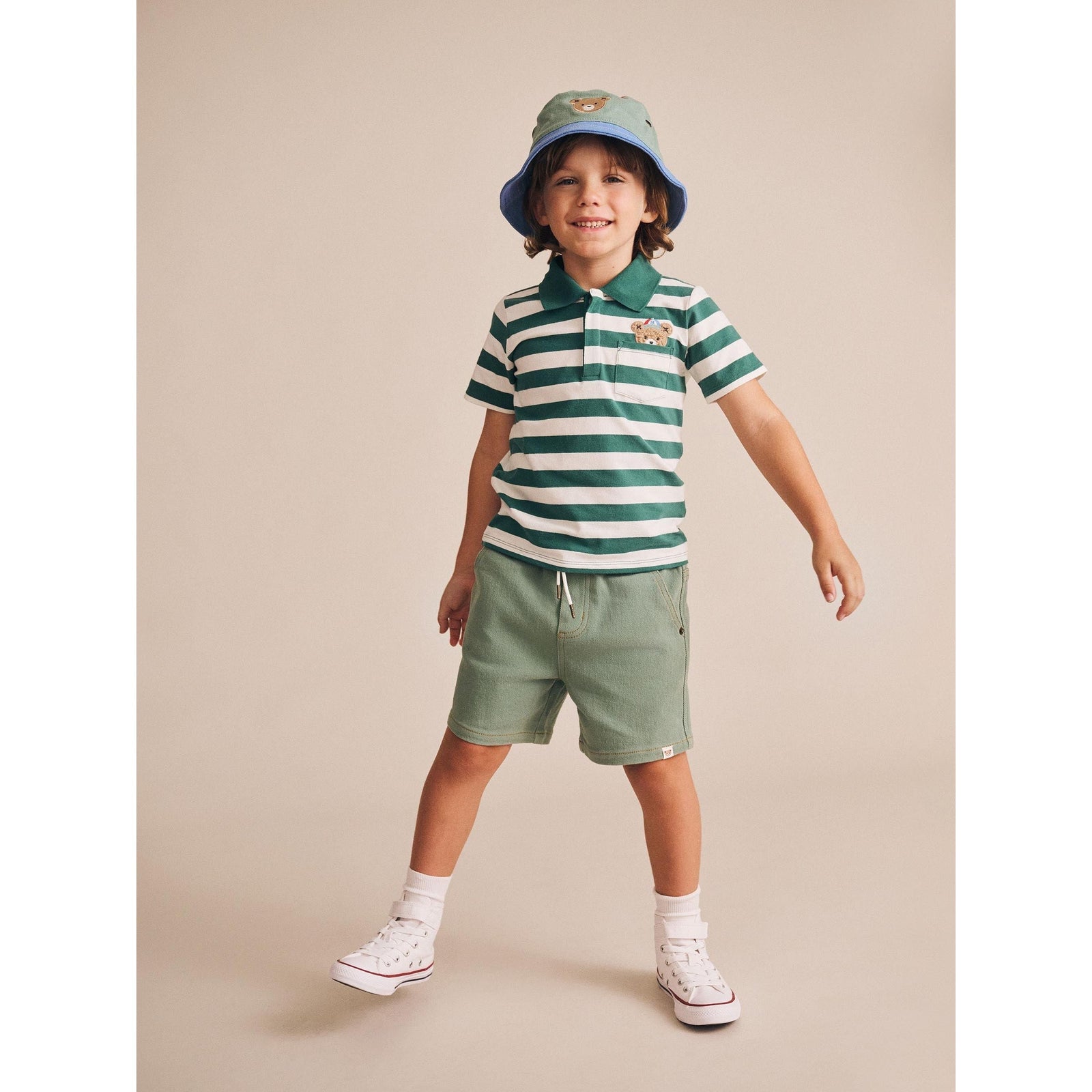Peekaboo Hux Polo Tee