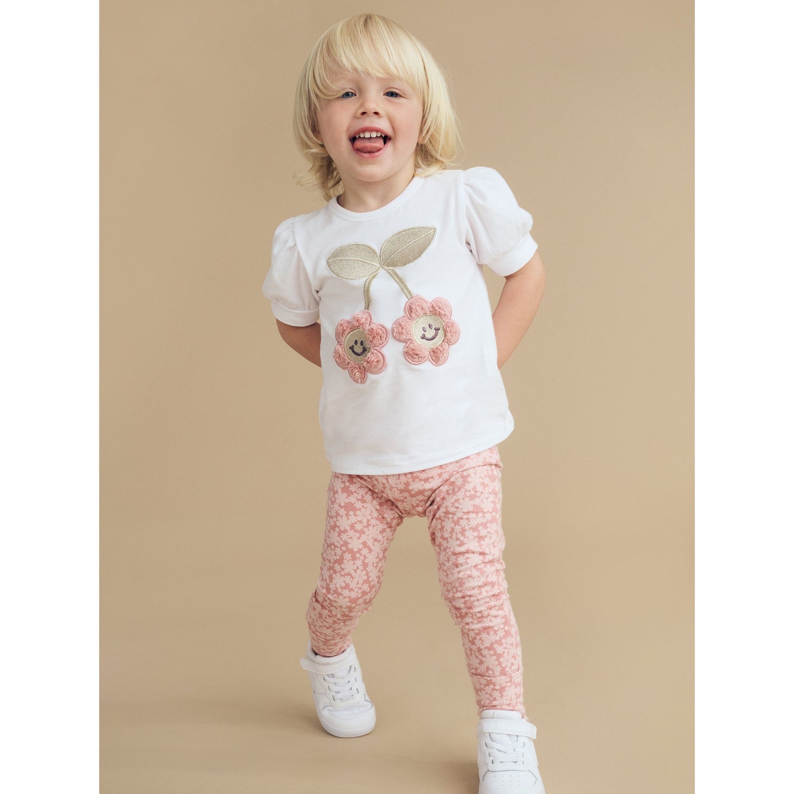 Smile Flower Puff T-Shirt