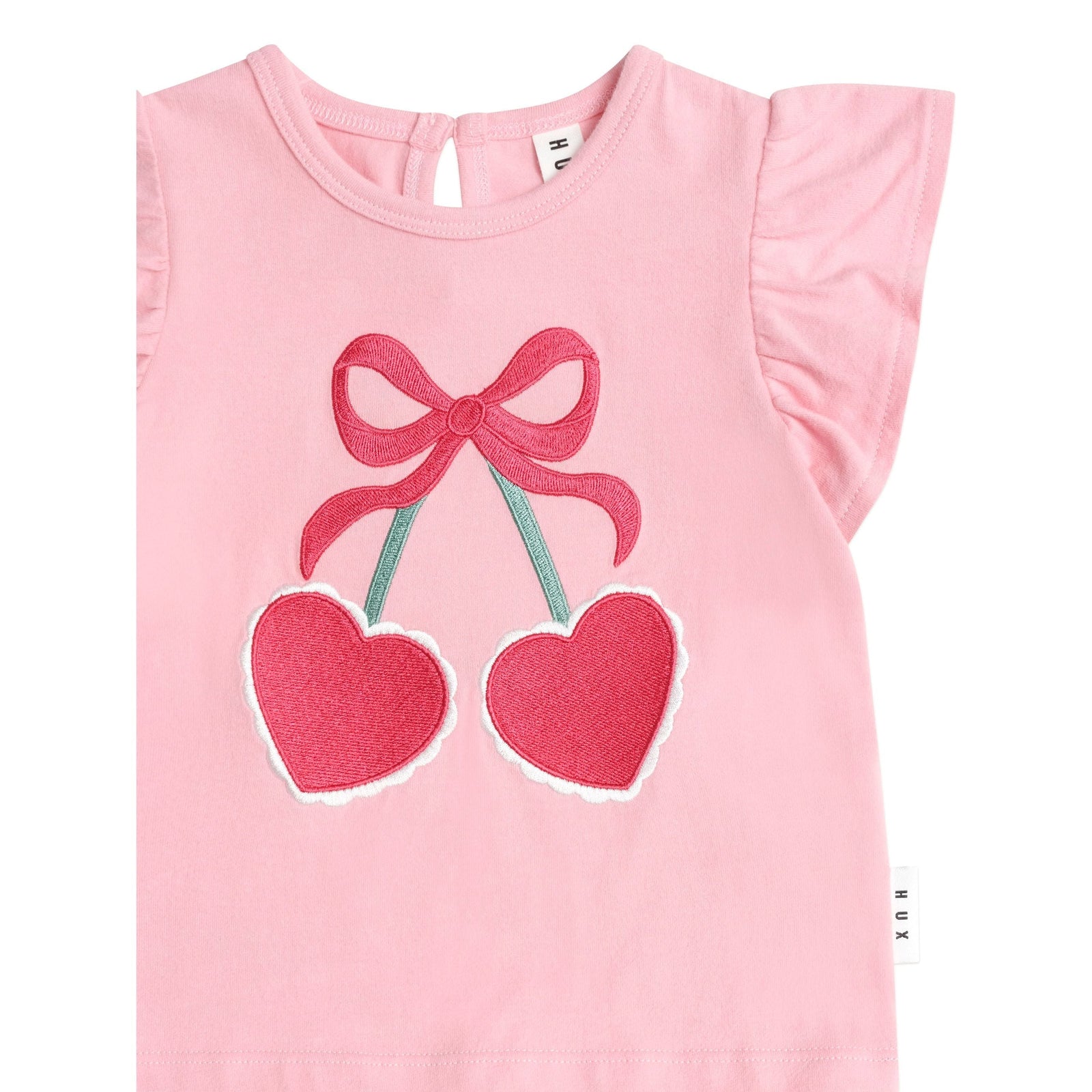 Cherry Heart Frill Tee