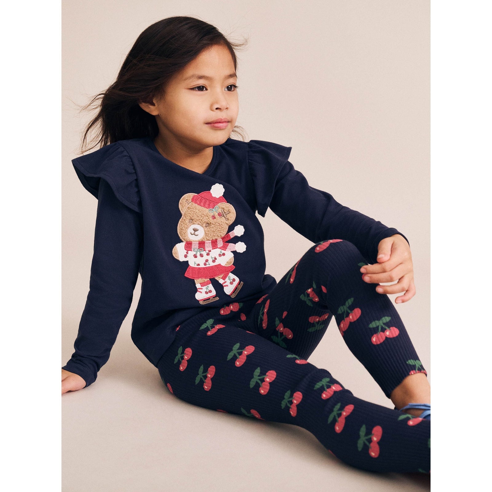 Ice Skater Huxette Frill Top