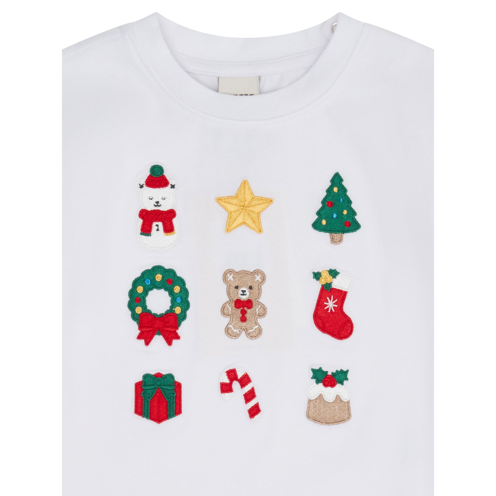 Xmas Time Embroidered Tee