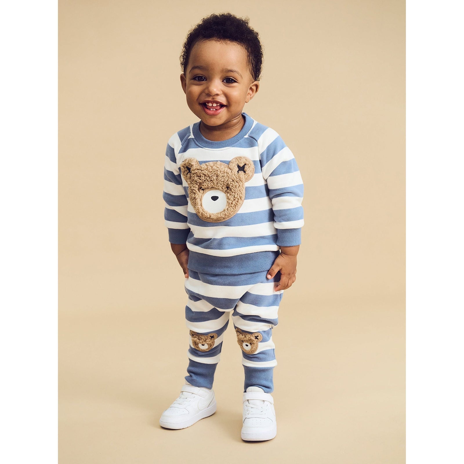 Furry Hux Stripe Sweatshirt