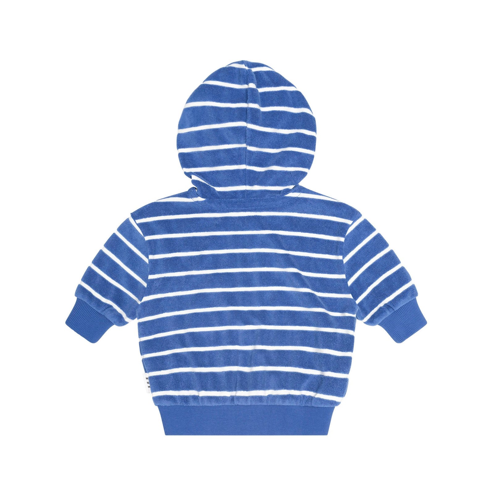 Nautical Hux Towelling Zip Hoodie