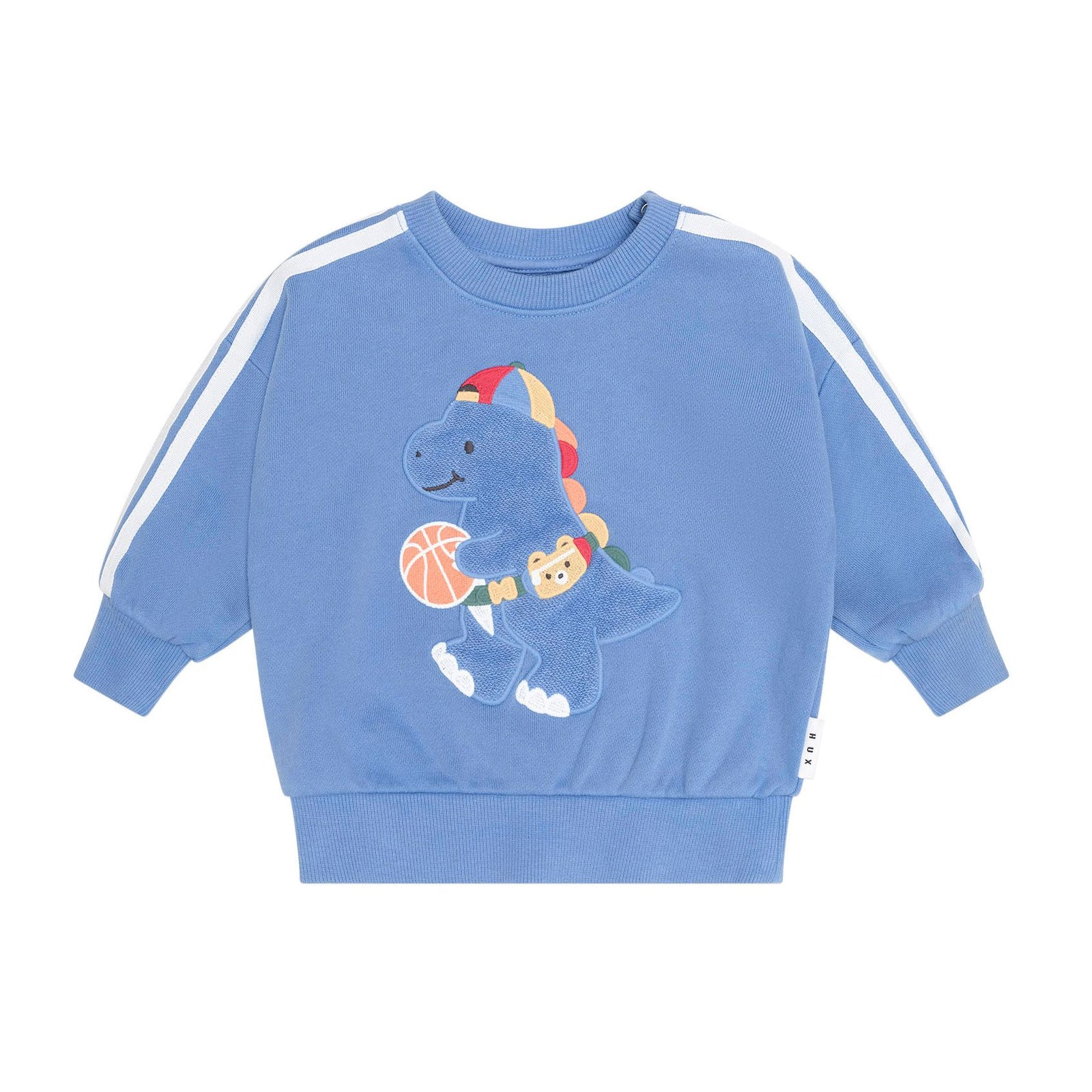 Baller Dino Sporty Stripe Sweatshirt
