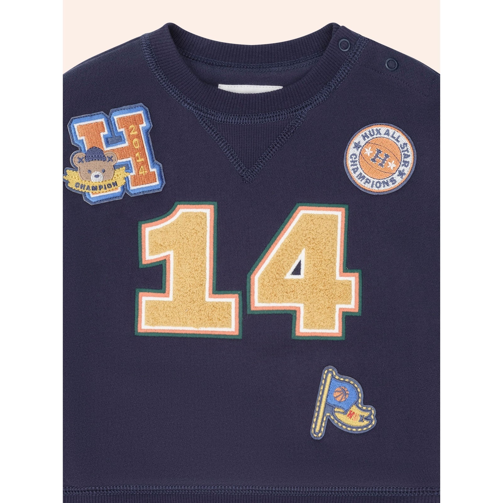 Collegiate Patches Sweatshirt