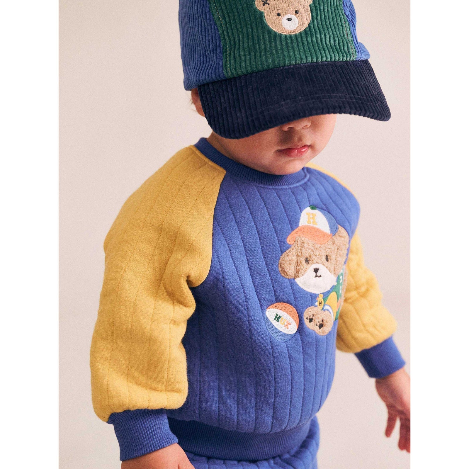 Basketball Doggy Quilted Sweatshirt