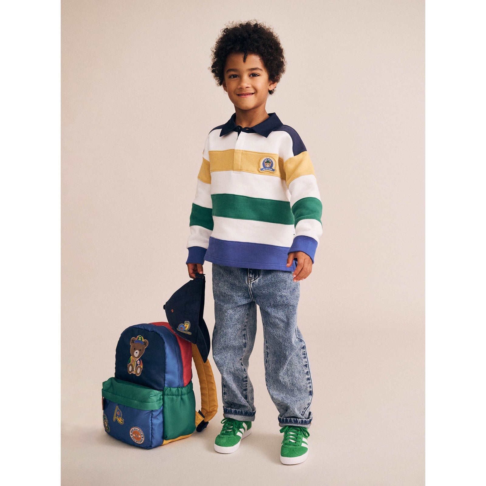 Colour Block Panelled Rugby