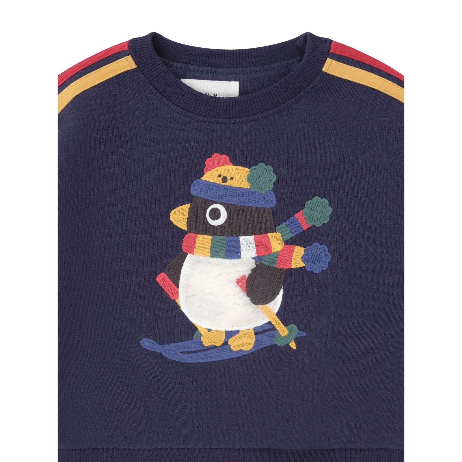 Ski Percy Stripe Drop Shoulder Sweatshirt