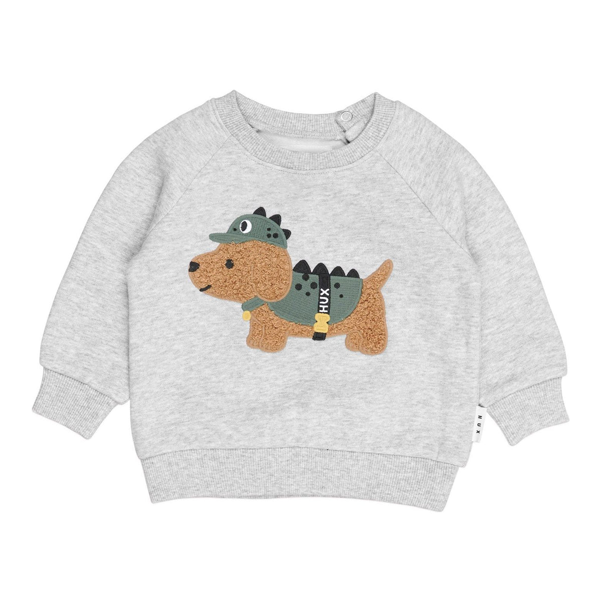 Dino Dog Sweatshirt Grey Marle