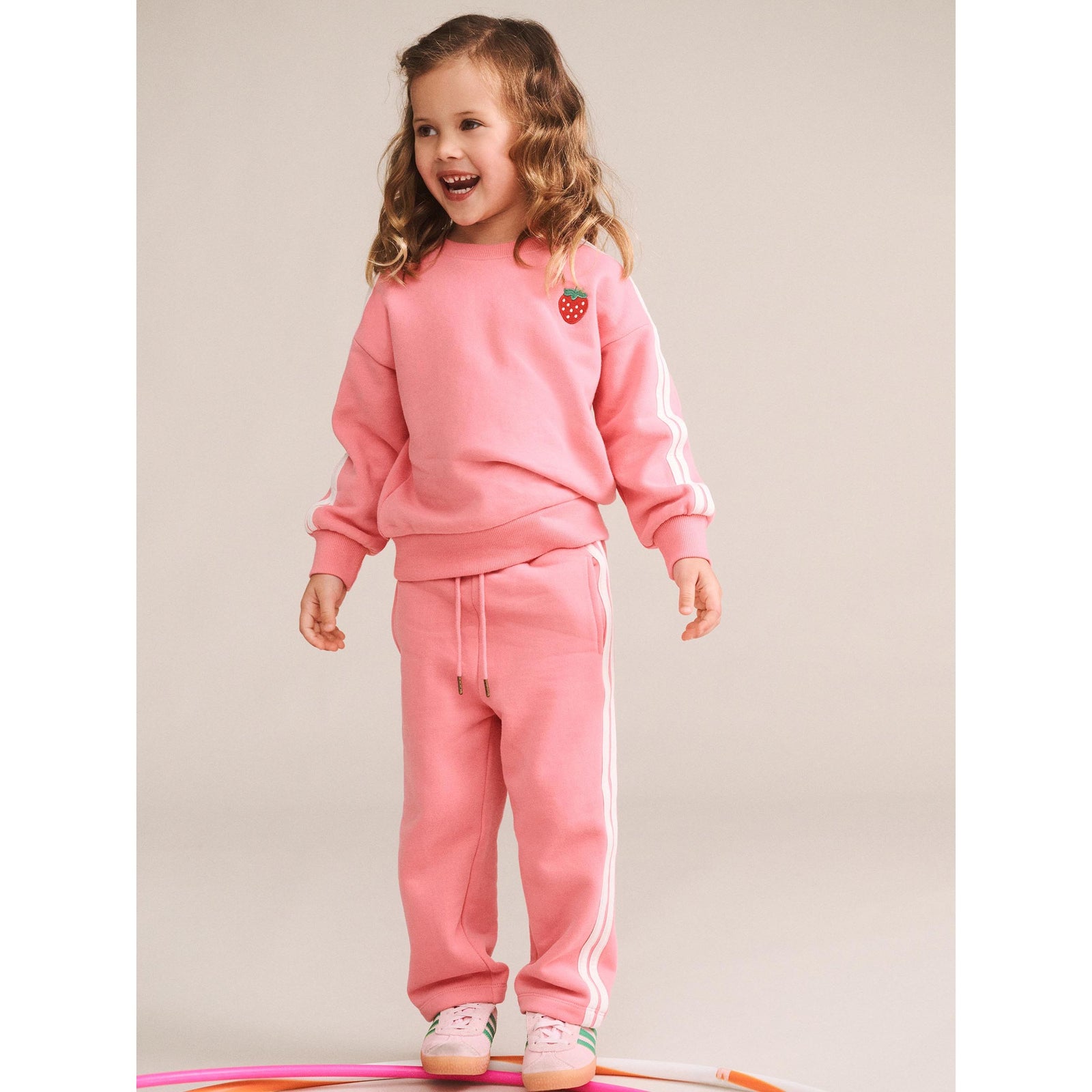 Strawberry Emb Sweatshirt