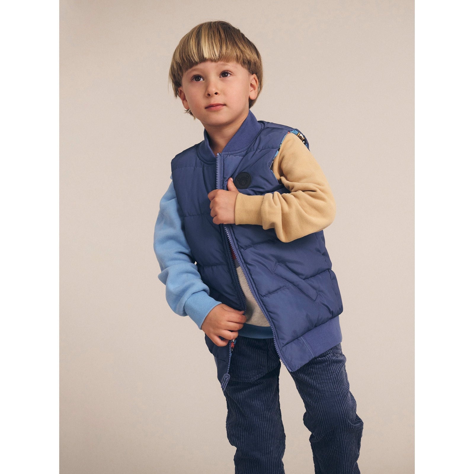 Huxmobile Reversible Puffer Vest