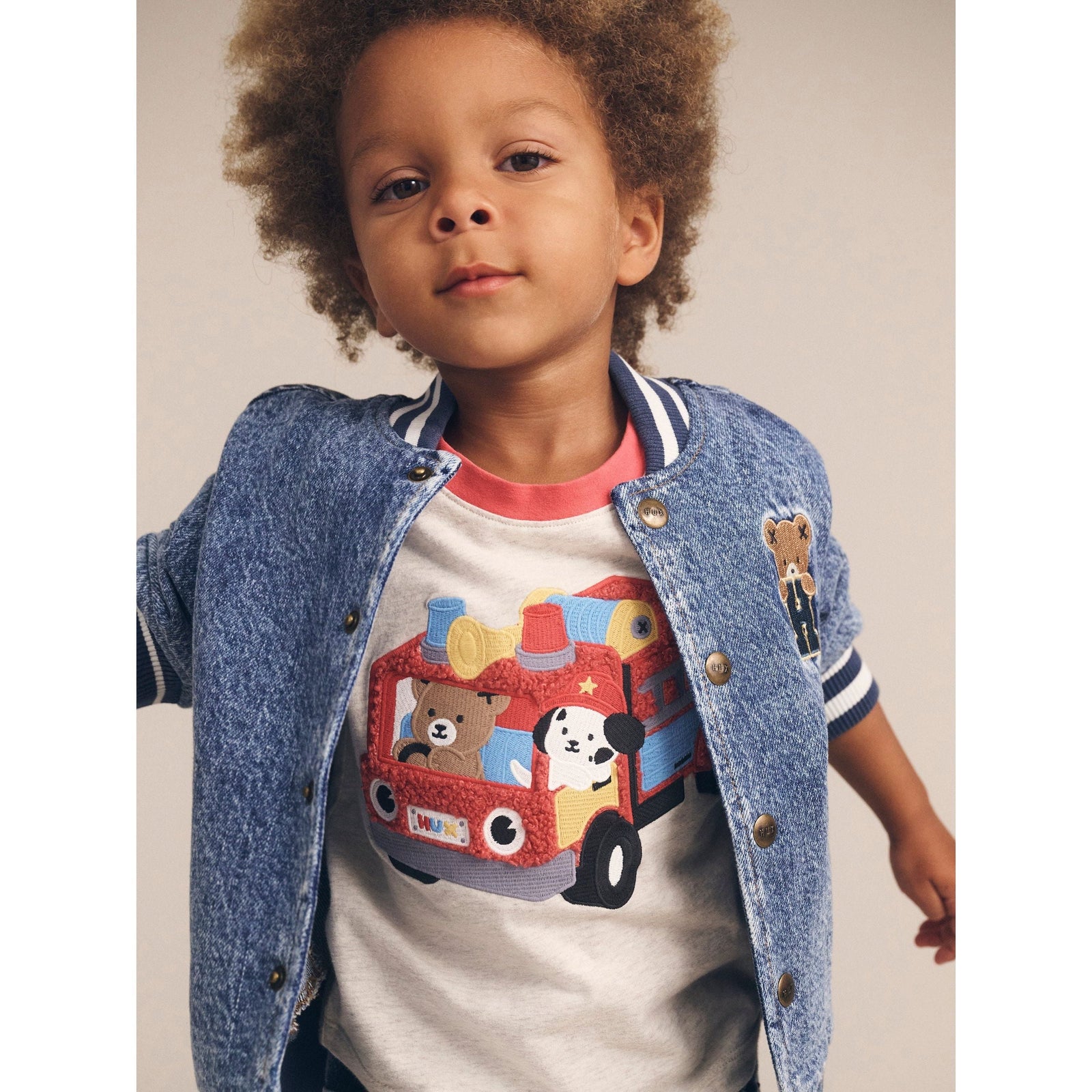 Dreamy Denim Bomber Jacket