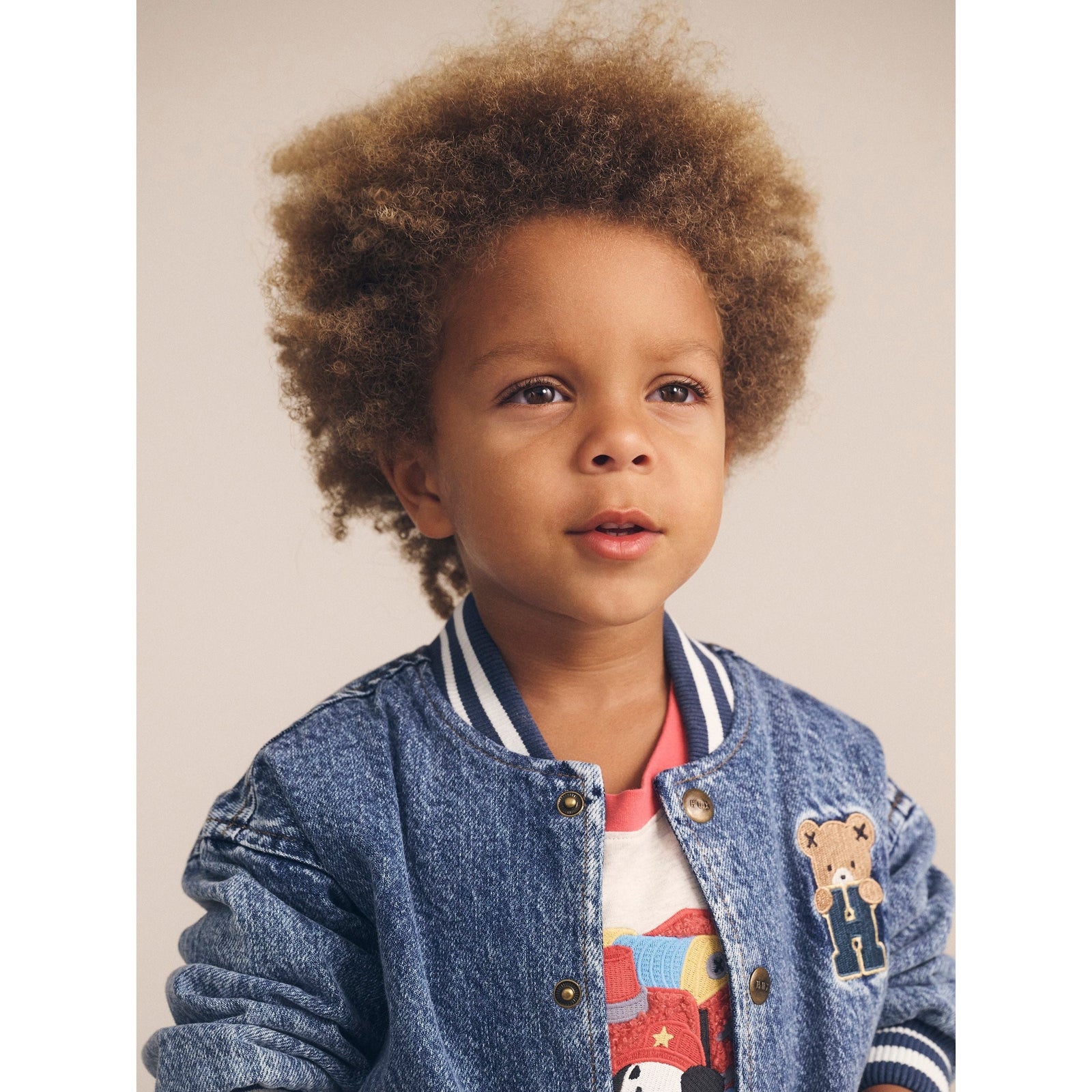 Dreamy Denim Bomber Jacket