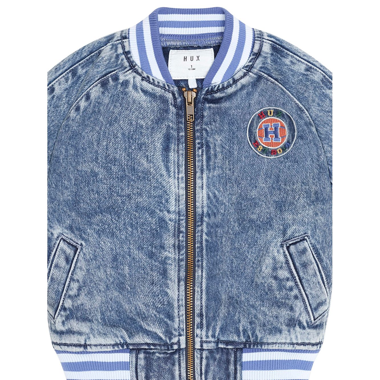 Dreamy Denim Bomber Jacket