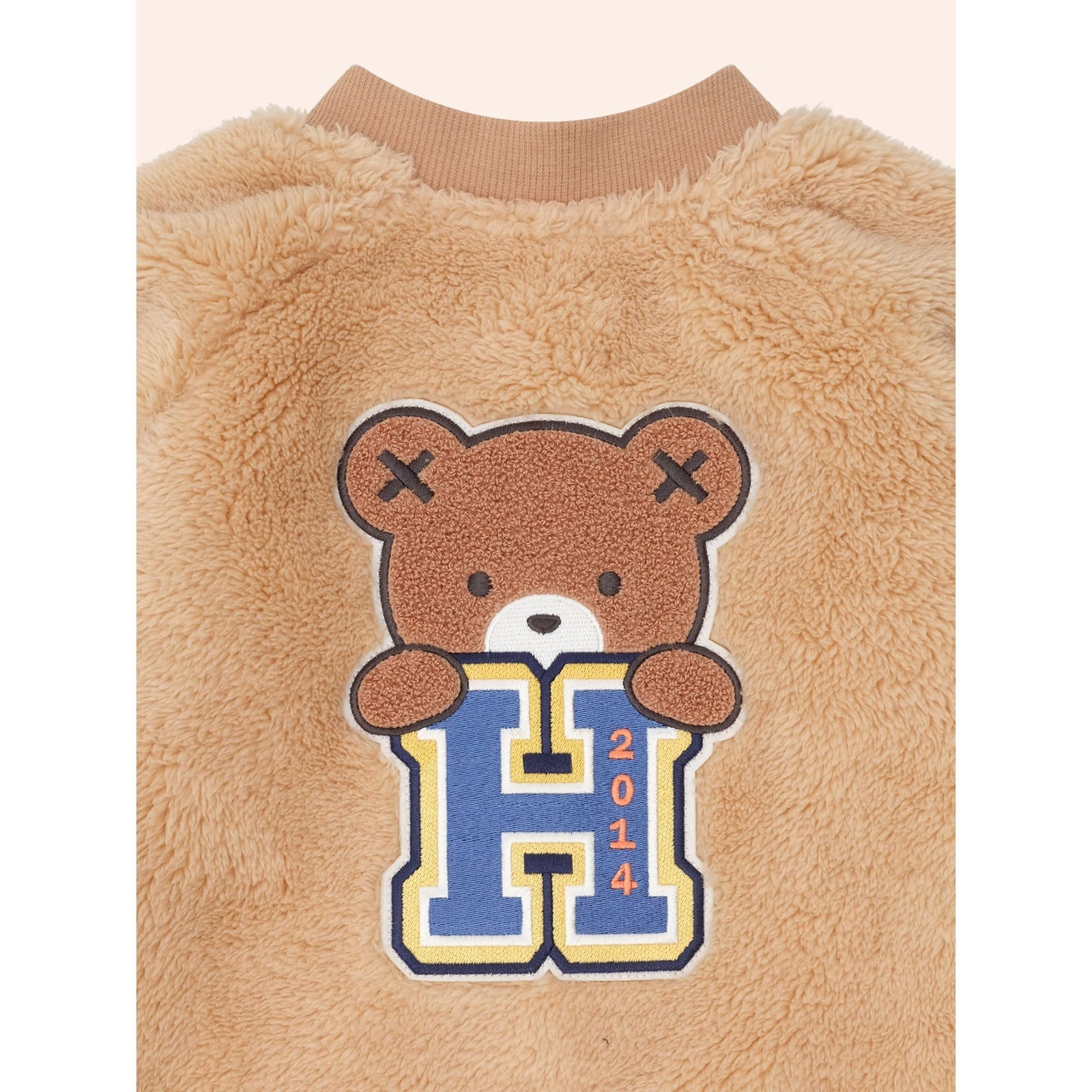 Varsity Hux Fur Jacket - Bear
