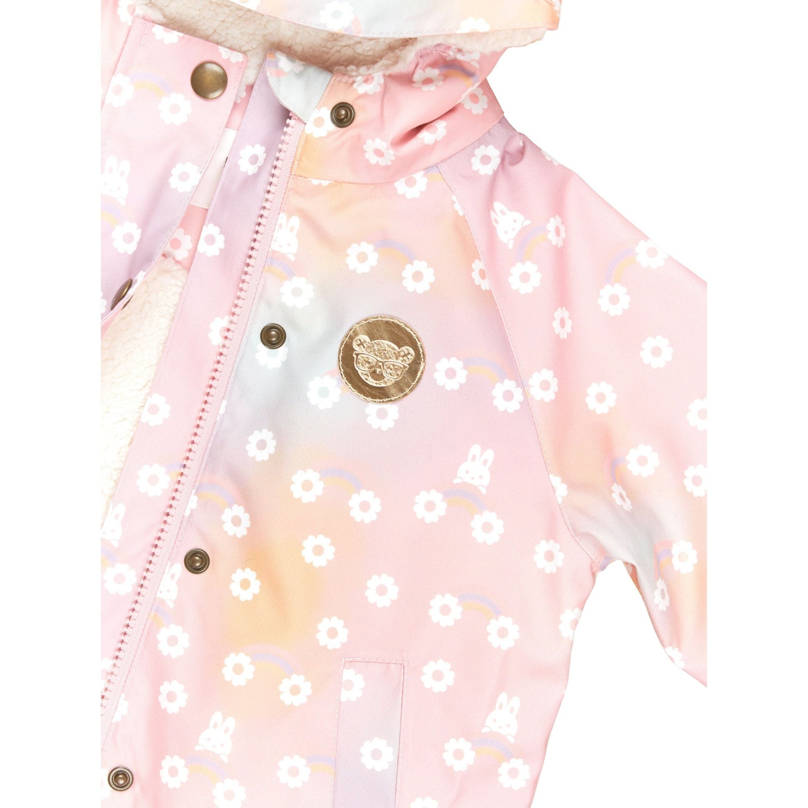 Rainbow Bunny Raincoat