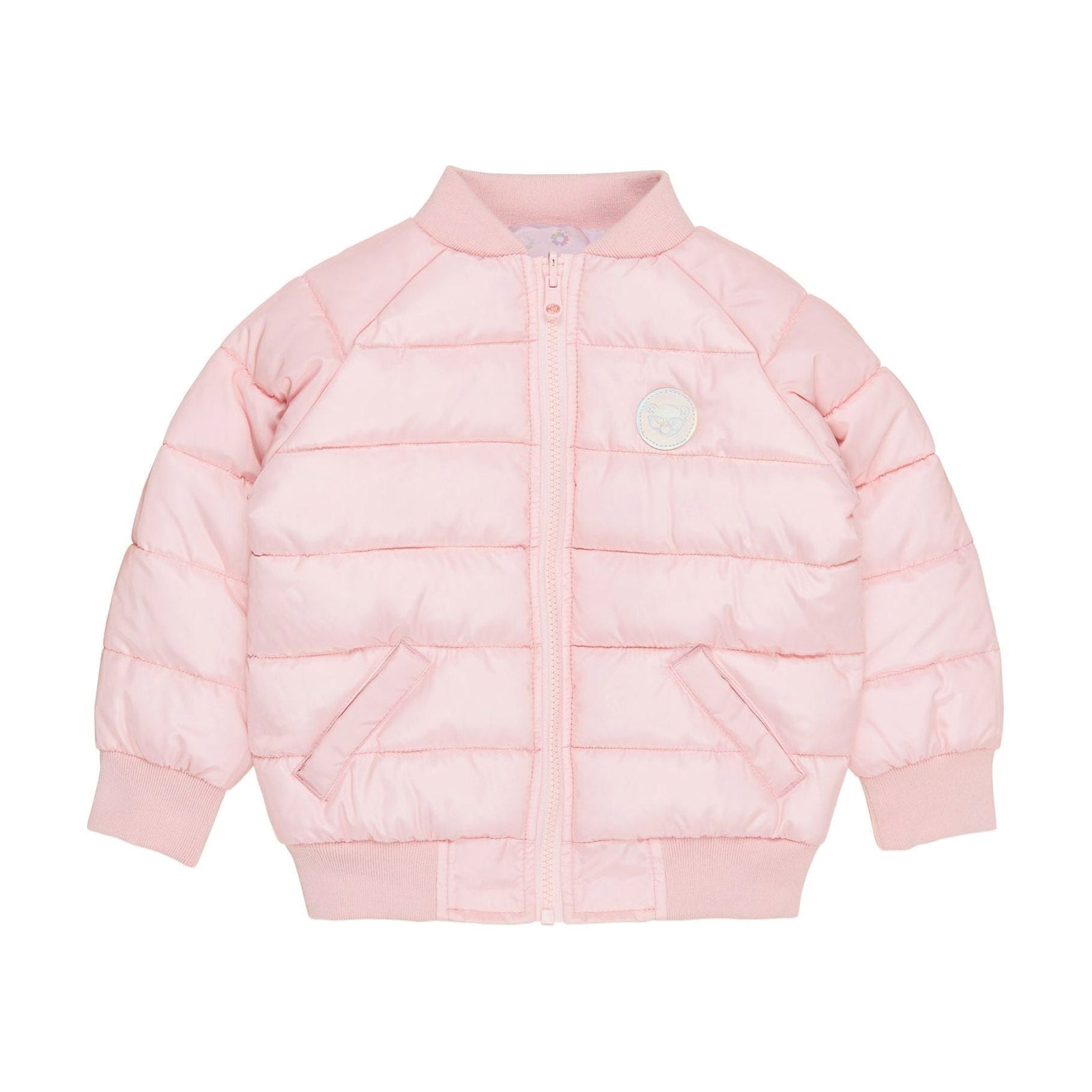 Rainbow Reversible Bomber Rosebud