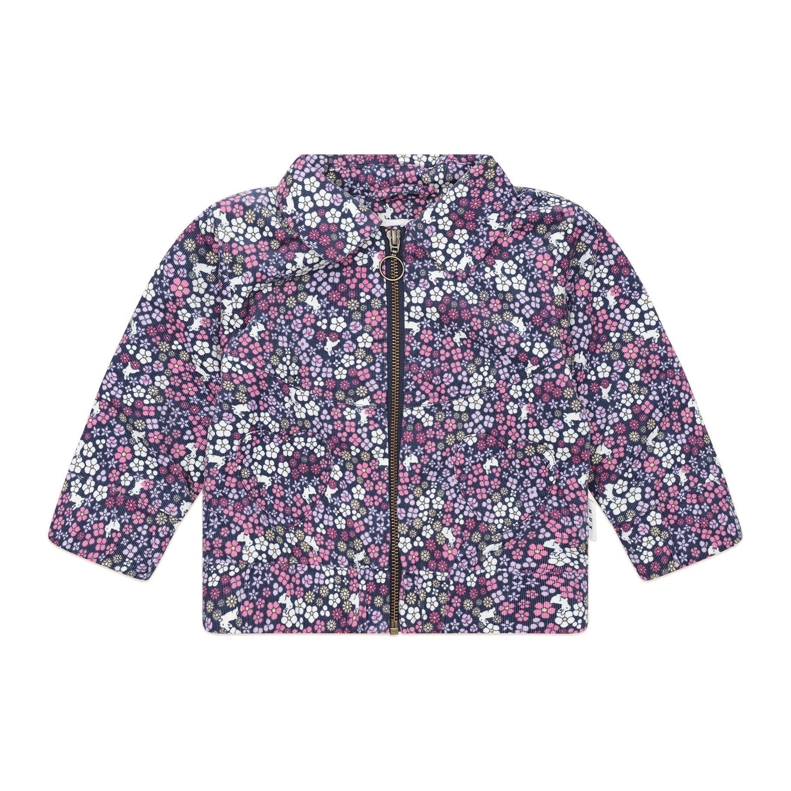 Midnight Flower Garden Cord Jacket
