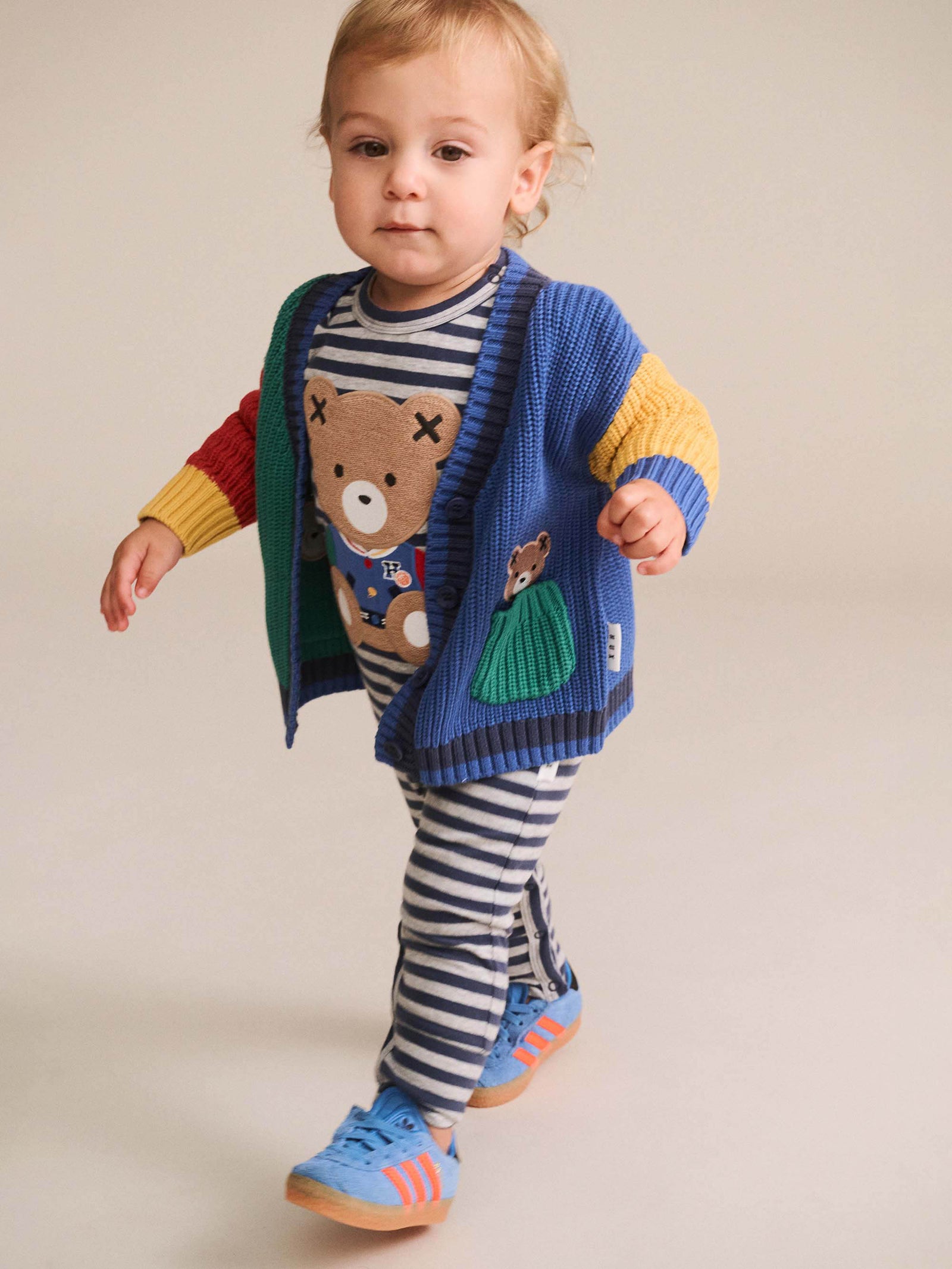 Colour Block Peekaboo Hux Cardi