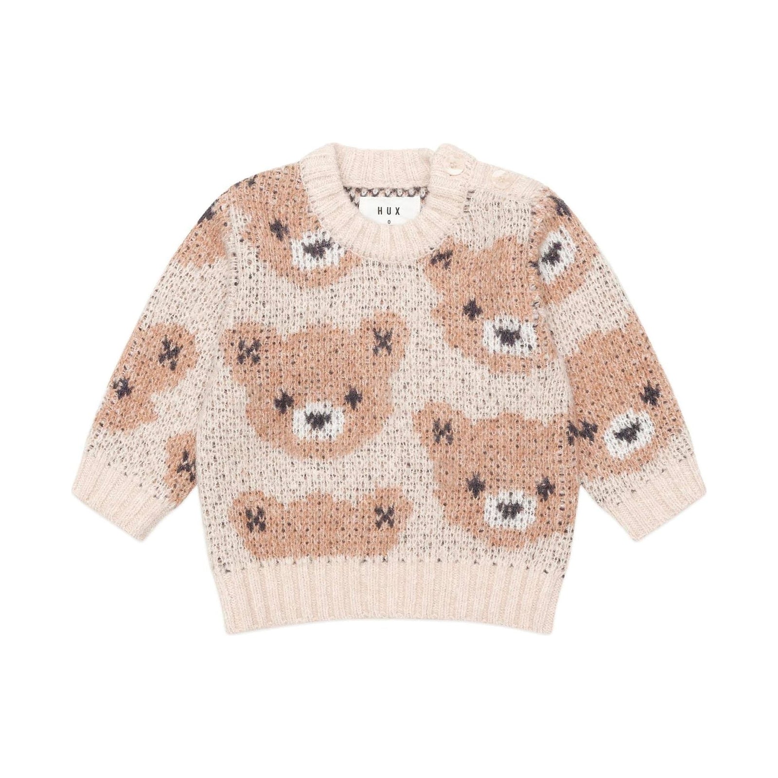 Ecru Huxbear Knit Jumper